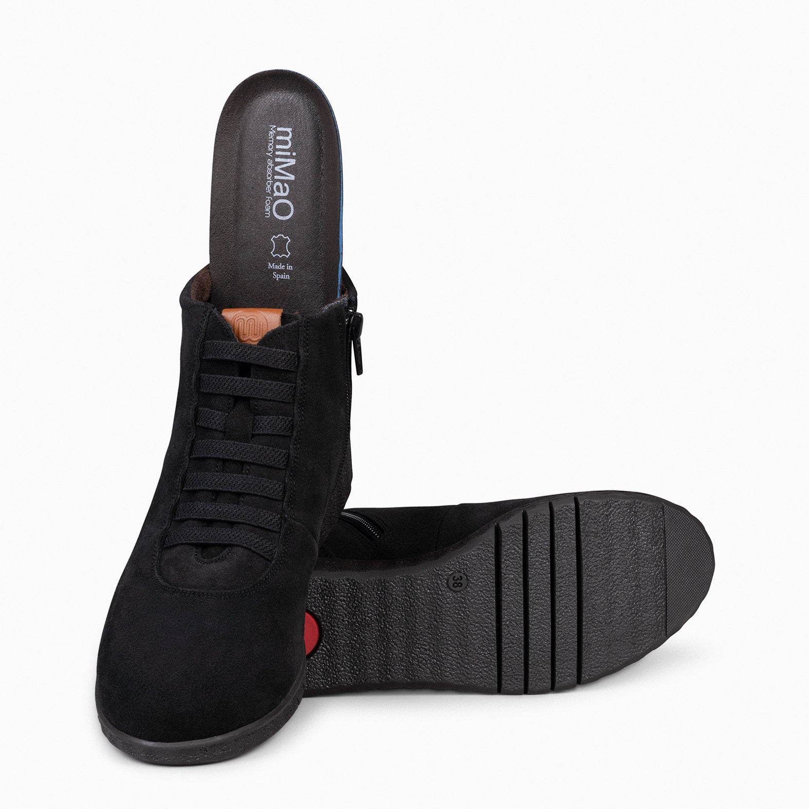 Flexy - black women ankle-sneakers