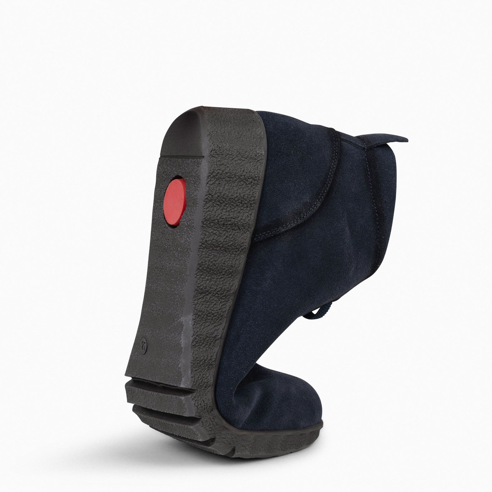 FLEXY - Baskets montantes en daim hydrofuge BLEU MARINE