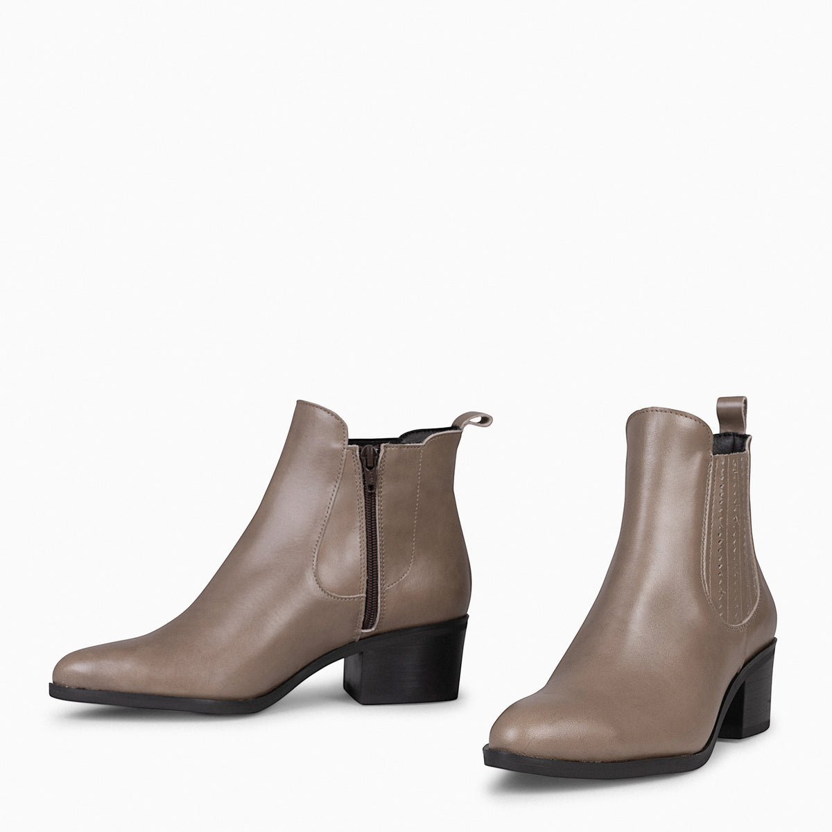 SHELLY - Botines camperos Mujer TAUPE