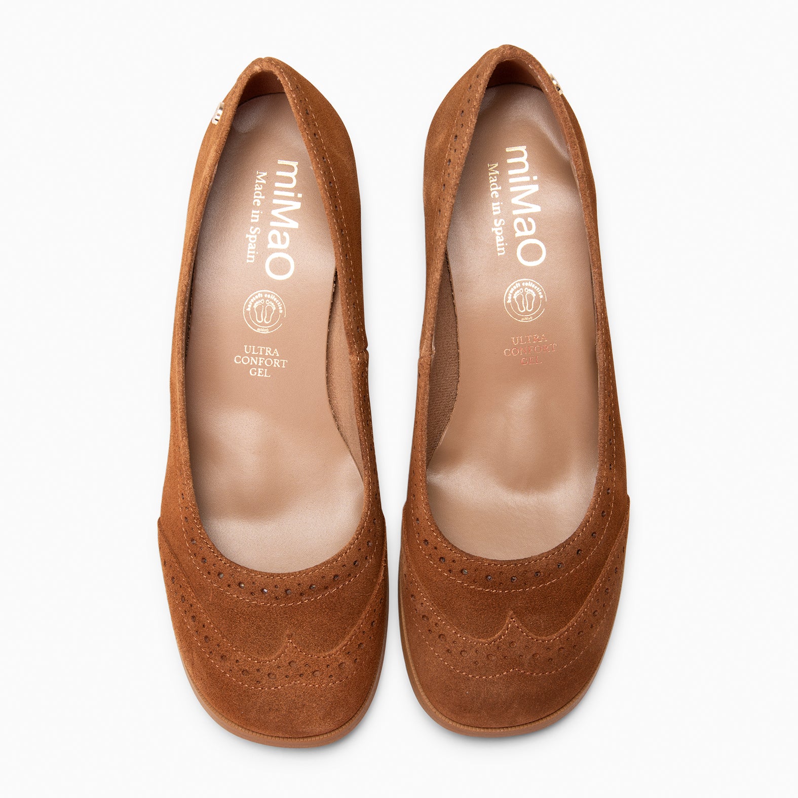 EDEN - Zapatos de tacón ancho baresoft CAMEL