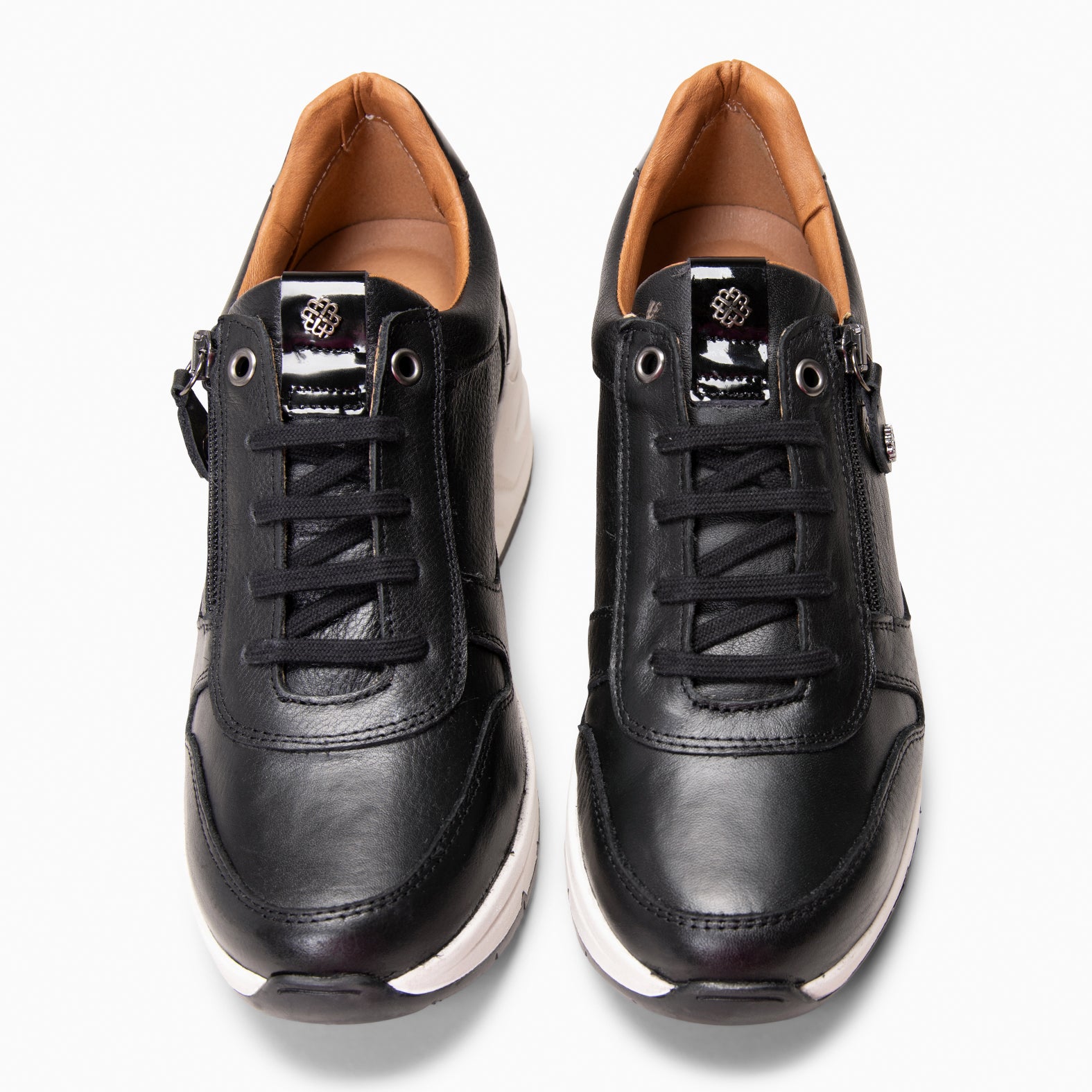 NIMES - Zapatillas deportivas con adorno cremallera NEGRO