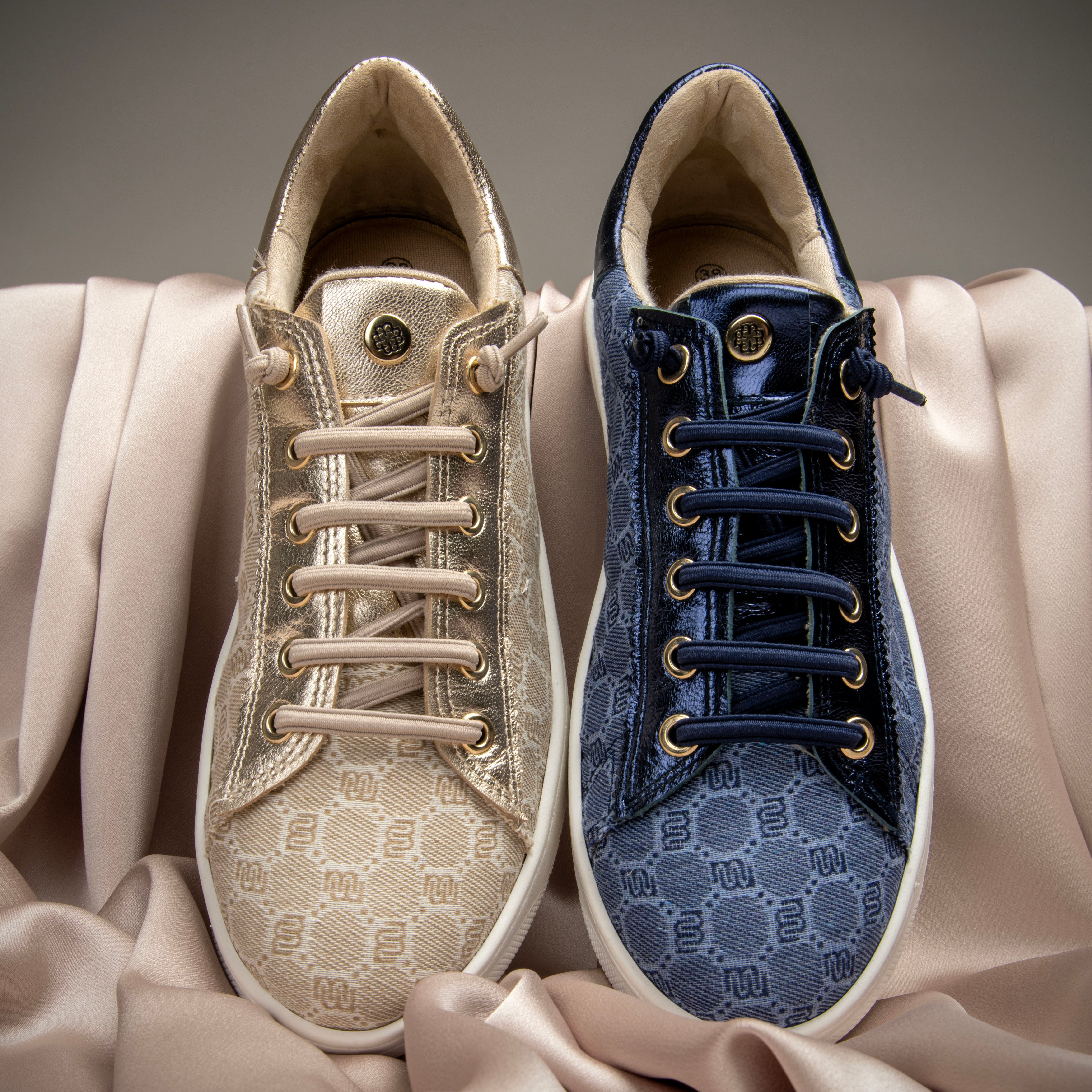 TOULOUSE - Zapatillas cordones elásticos JEANS