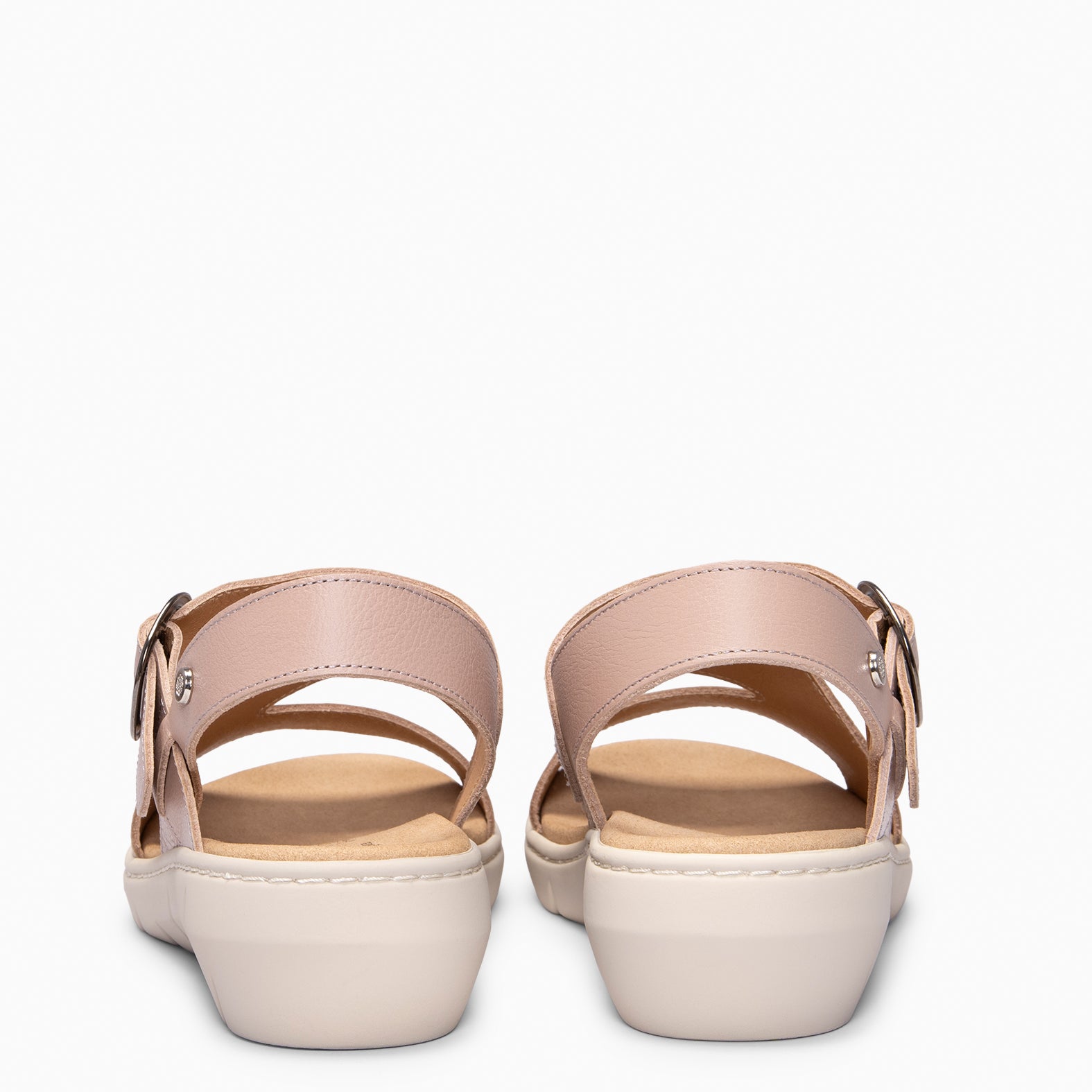 NATURA – Sandalias con plantilla Extraíble ROSA CLARO