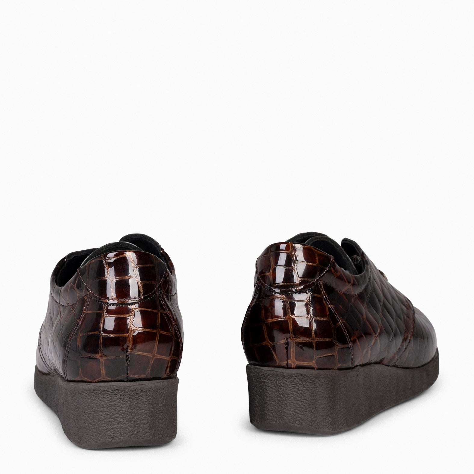 BLUCHER COCO - Mocasín cordones elásticos MARRÓN