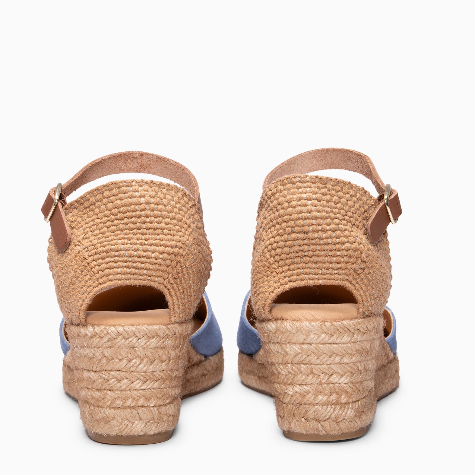 ALTEA - Espadrilles à talon compensé BLEU