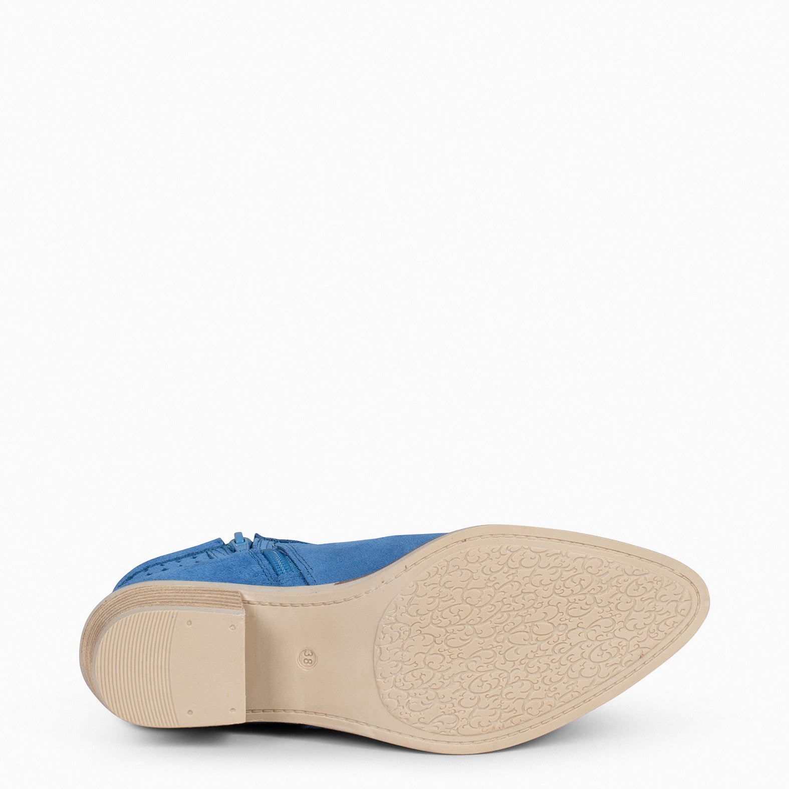 HOUSTON – Bottines cowboy à talon BLEU