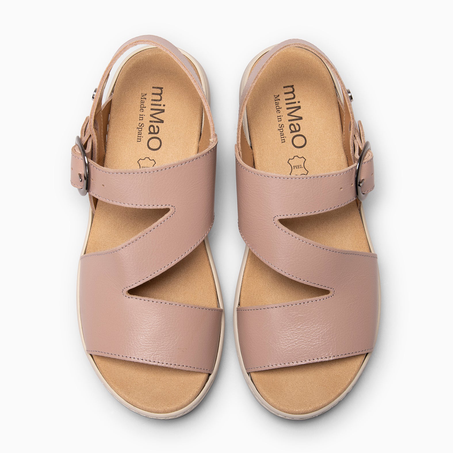 NATURA – Sandalias con plantilla Extraíble ROSA CLARO