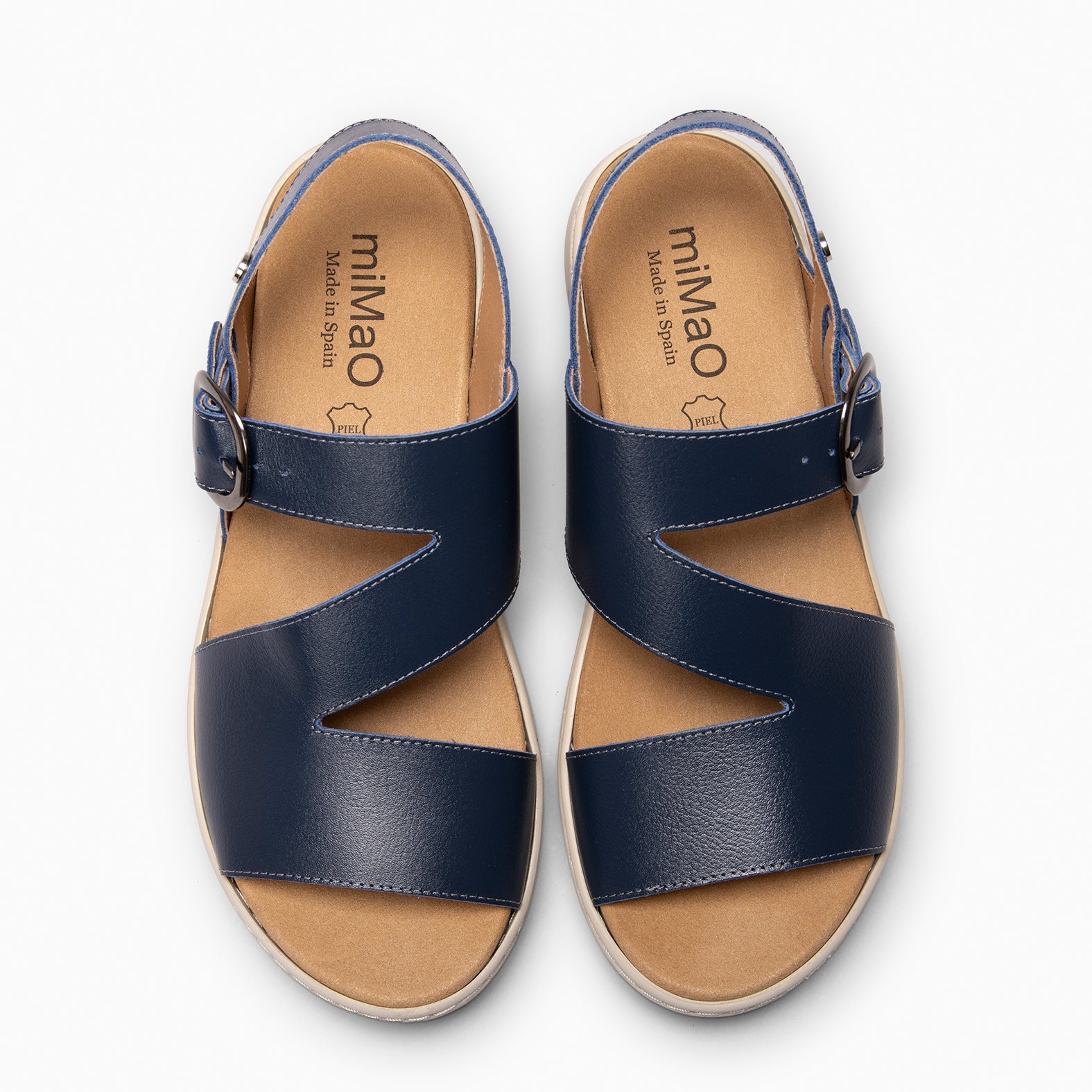 NATURA – Sandalias con plantilla Extraíble MARINO