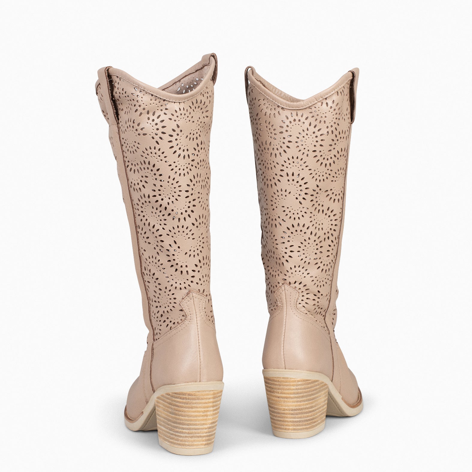 AUSTIN – Bottes cowboy TAUPE