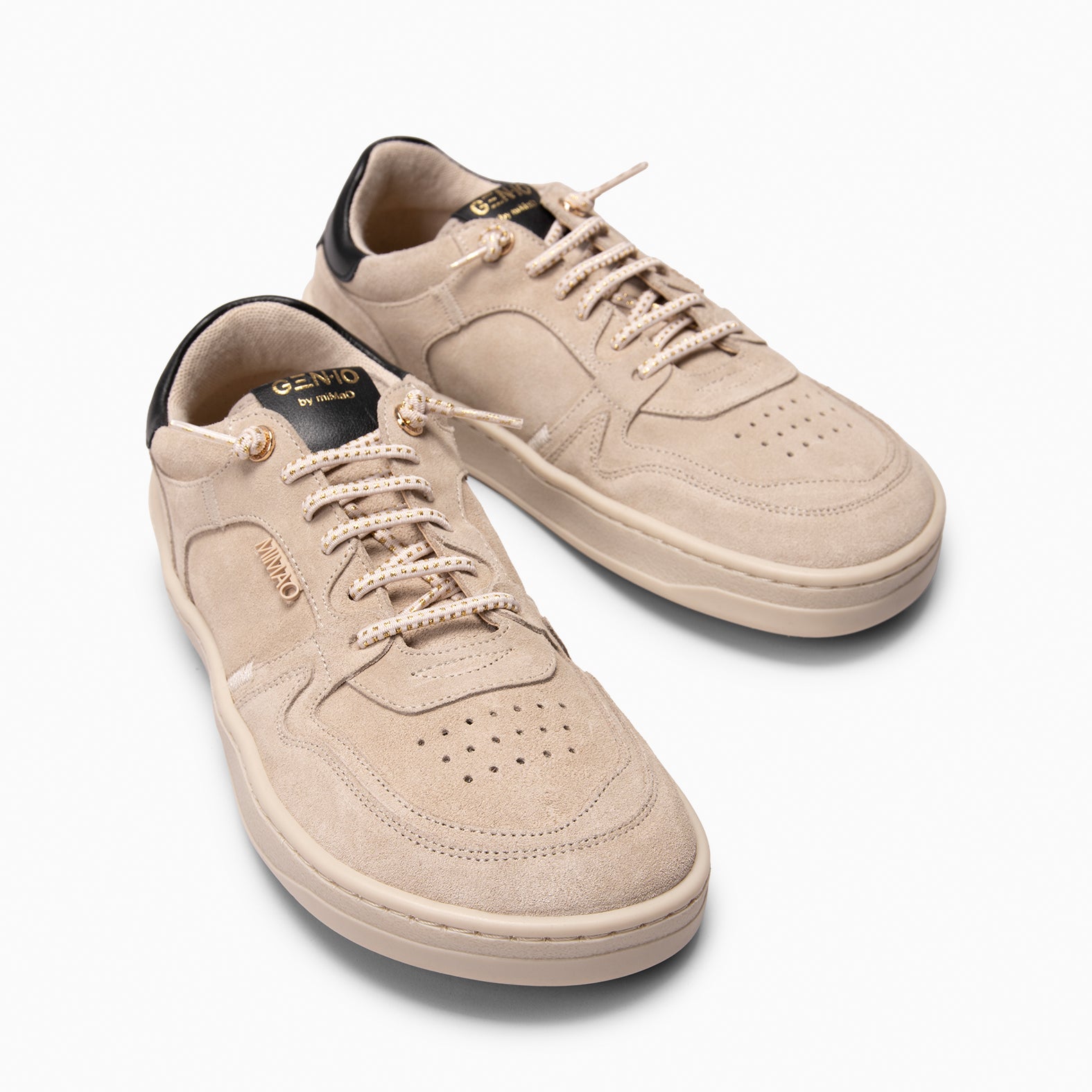 GENIUS - BLACK and BEIGE Baresoft sneaker