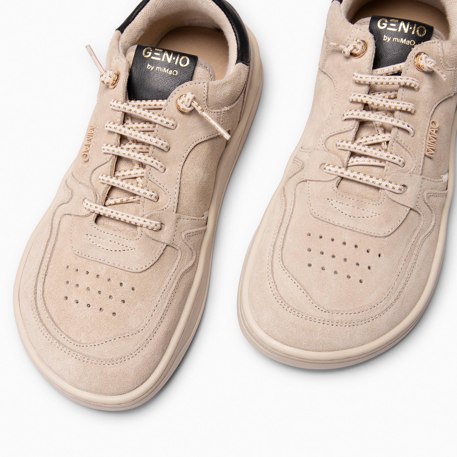 GENIUS - BLACK and BEIGE Baresoft sneaker