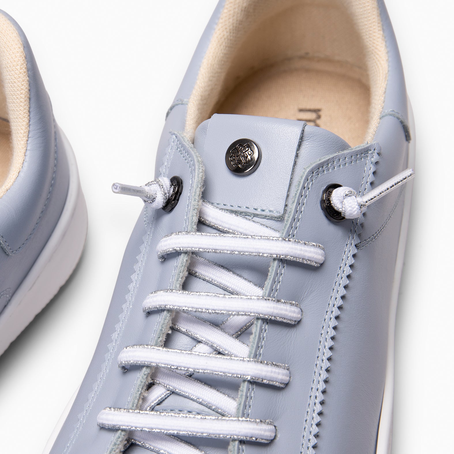 NANTES - Baskets élégantes en cuir BLEU