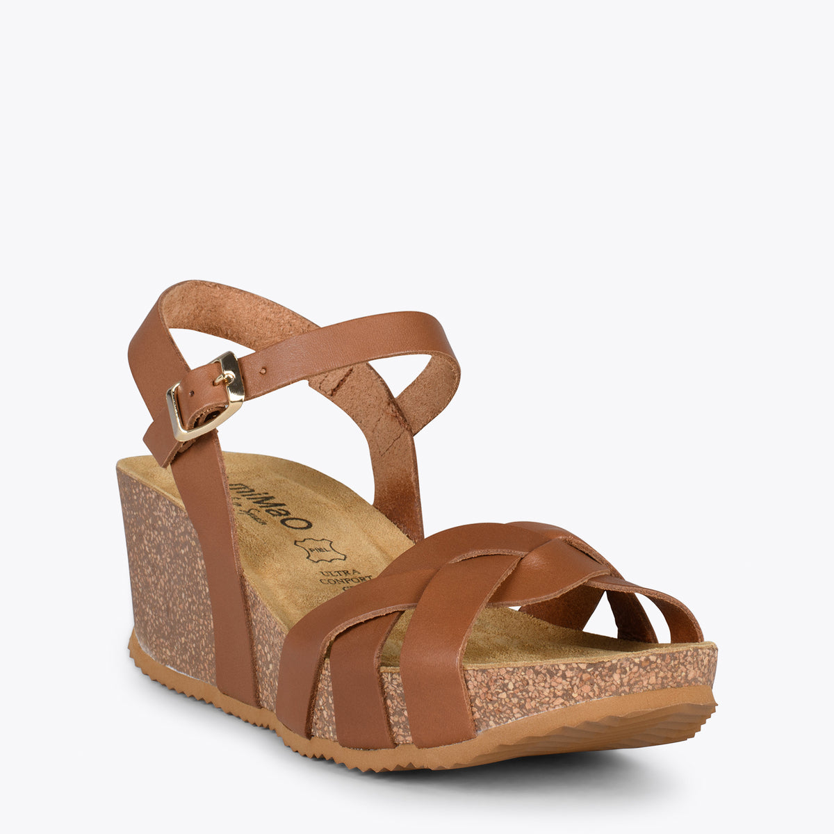 LIRIO - Cuña de mujer en color CAMEL