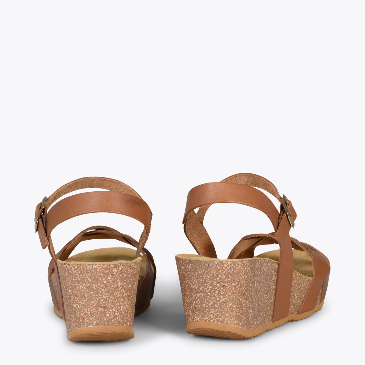 LIRIO - Cuña de mujer en color CAMEL