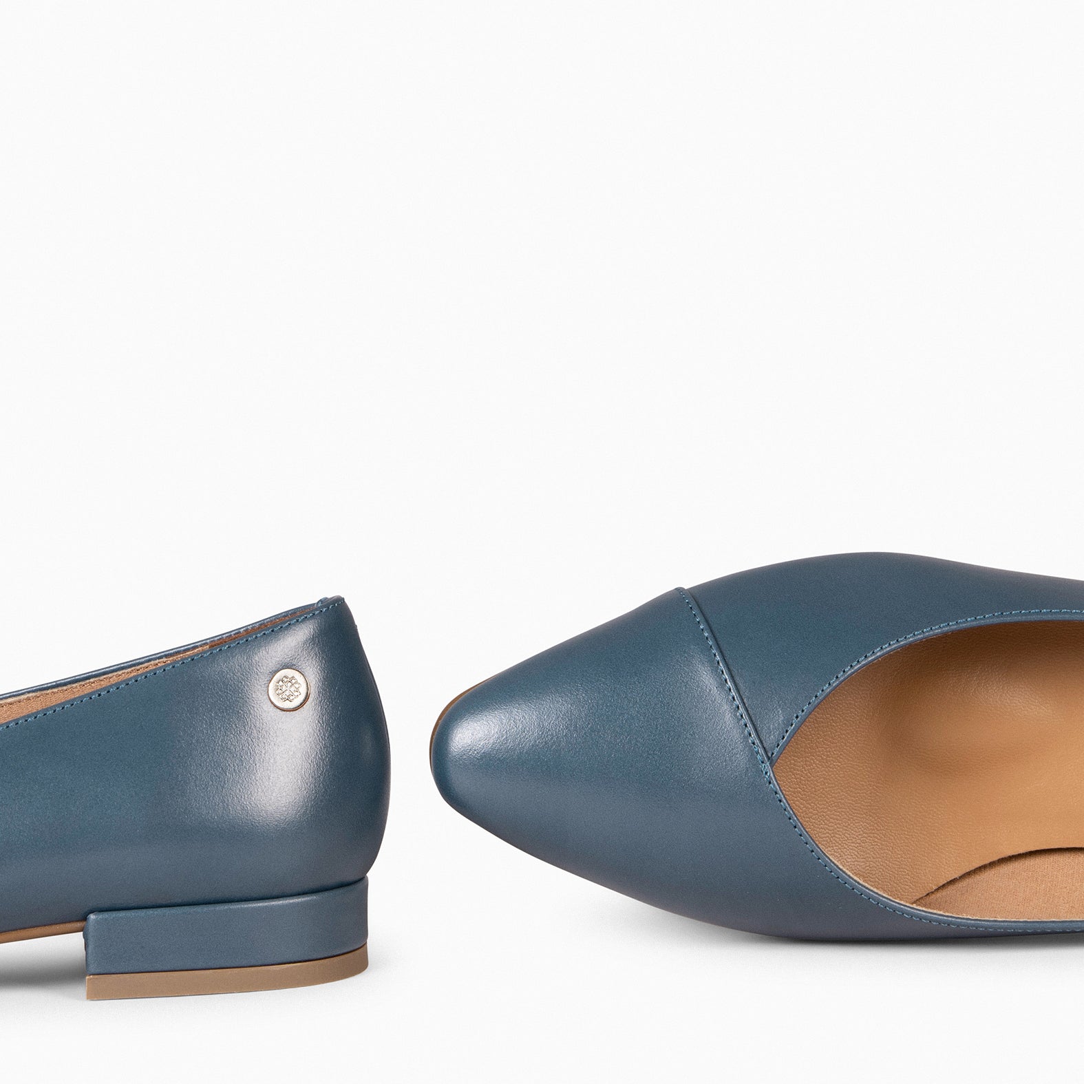 MARIE - Bailarinas tacón bajo AZUL - miMaO ®