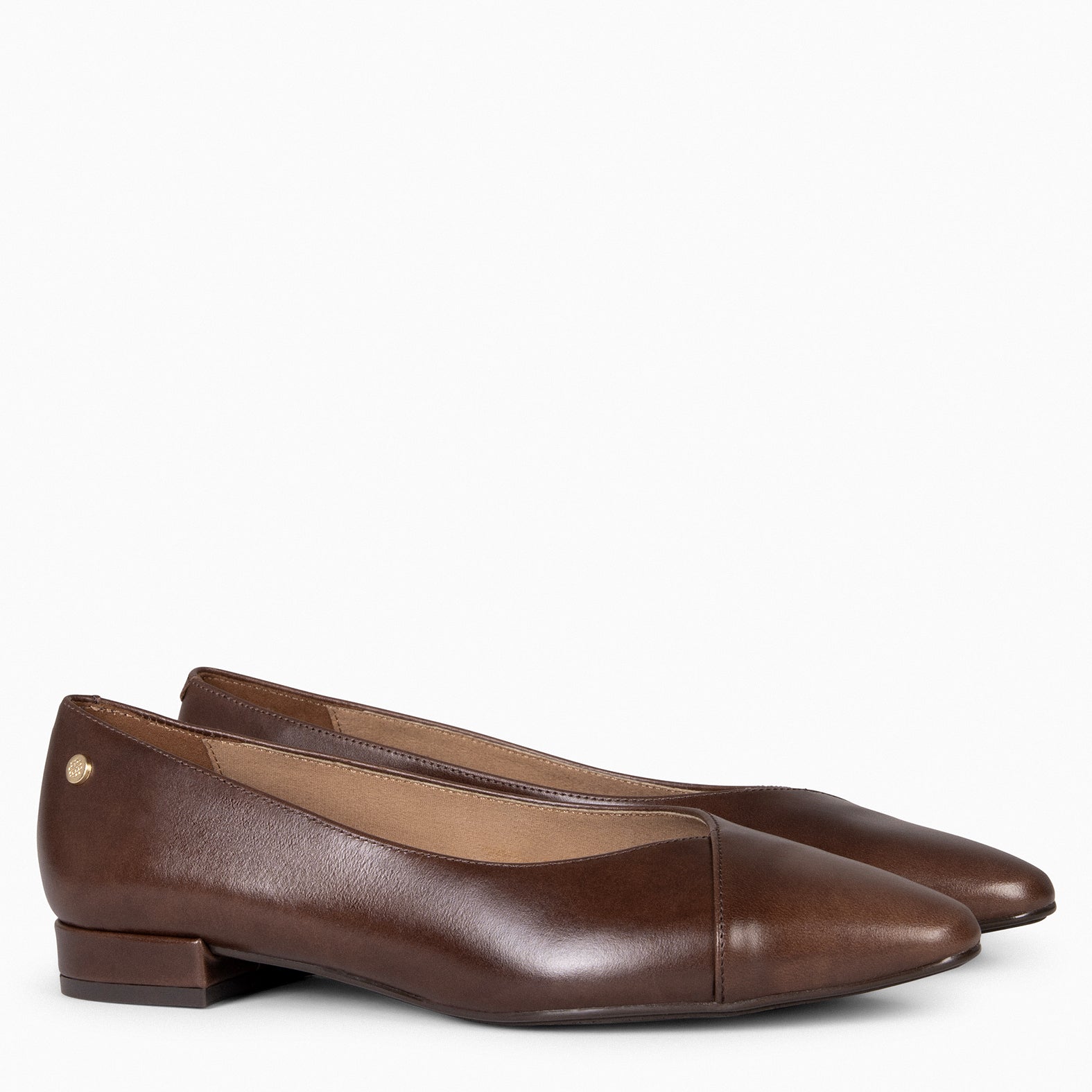 MARIE – BROWN Low Heel Ballerinas