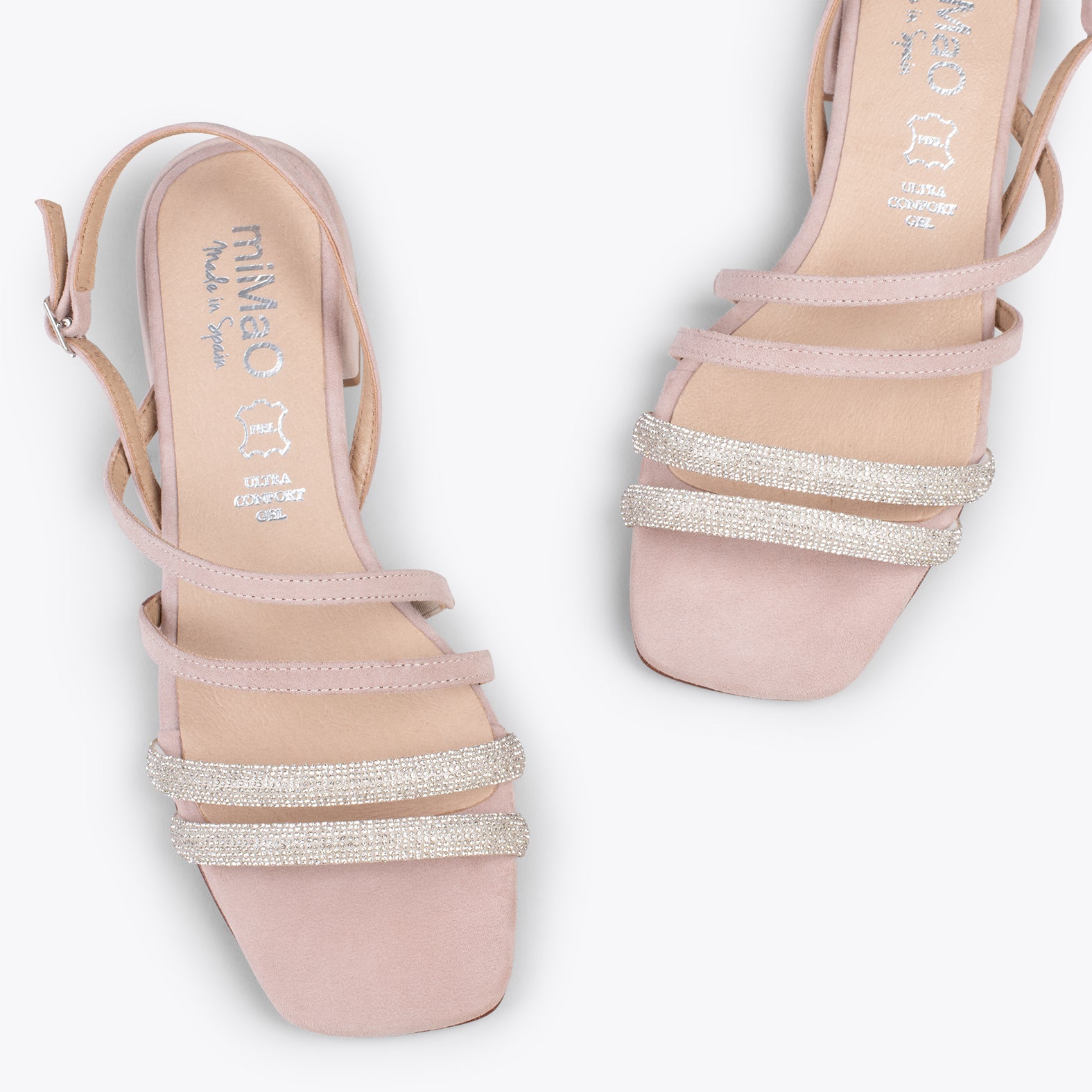 OSLO - Sandalias planas NUDE