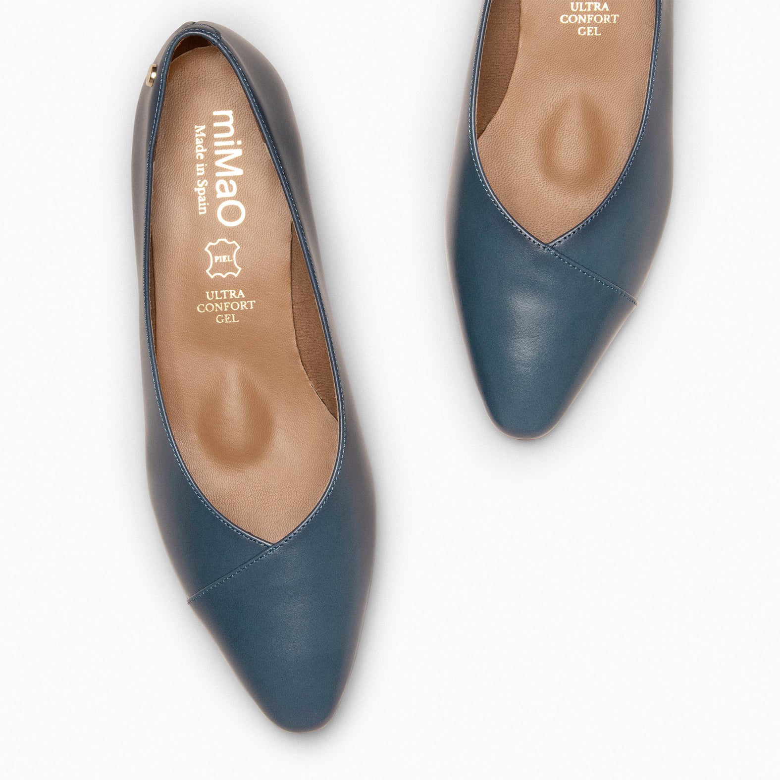 MARIE - Bailarinas tacón bajo AZUL