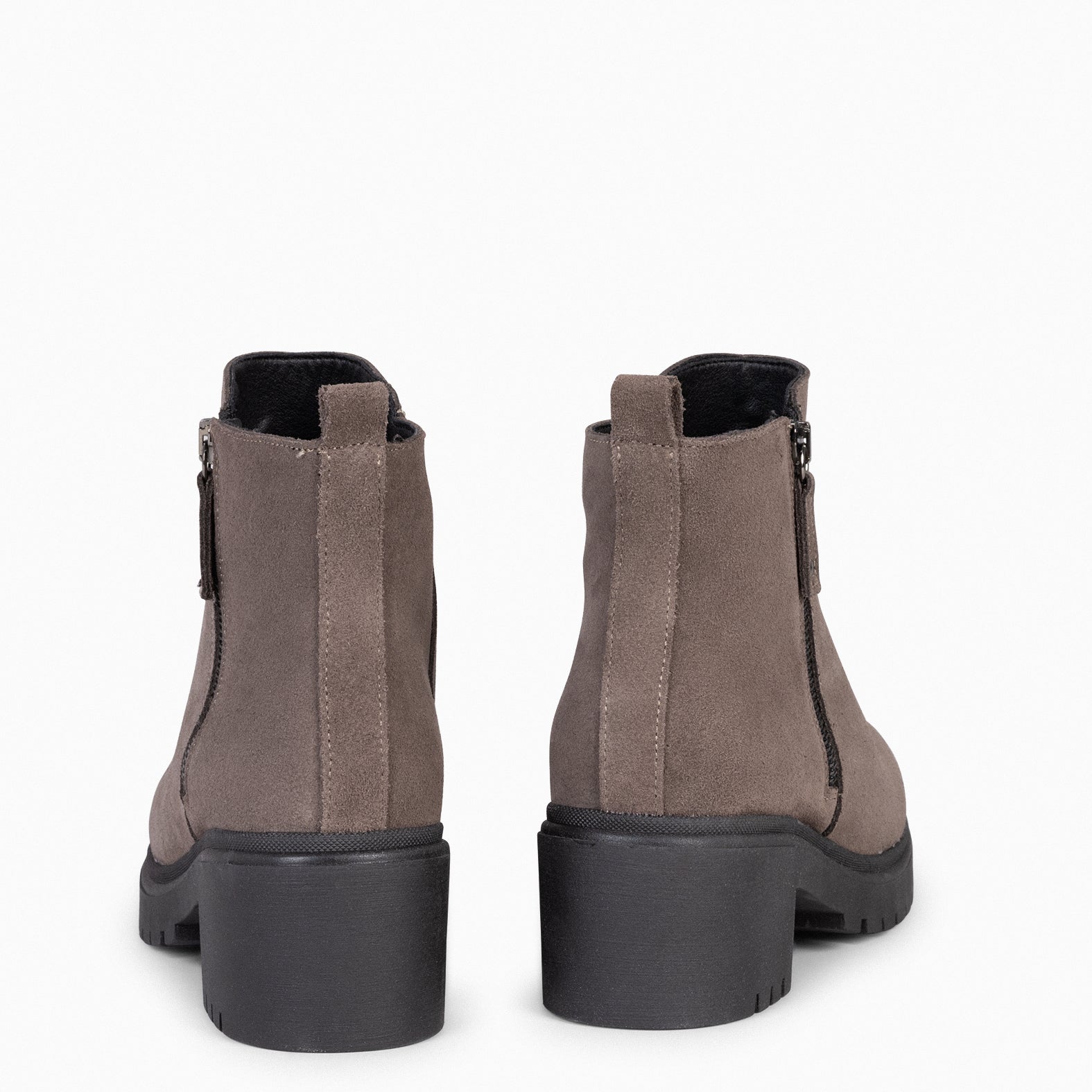 POP - Botín de piel TAUPE Hidrófugo - miMaO ®