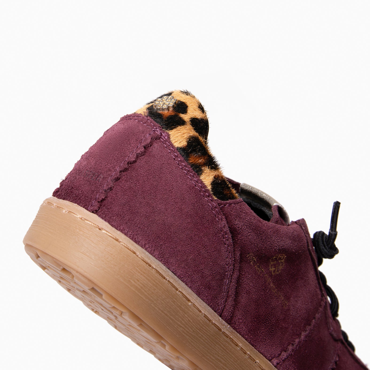 STÜDIO 01 - BURGUNDY Suede sneakers