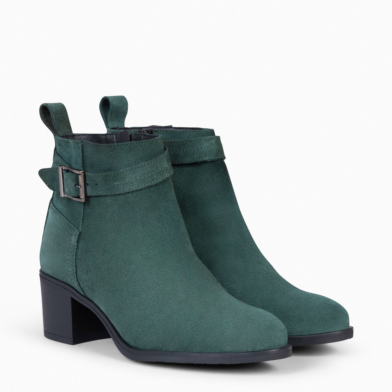 SEATTLE - Botines serraje mujer en color VERDE