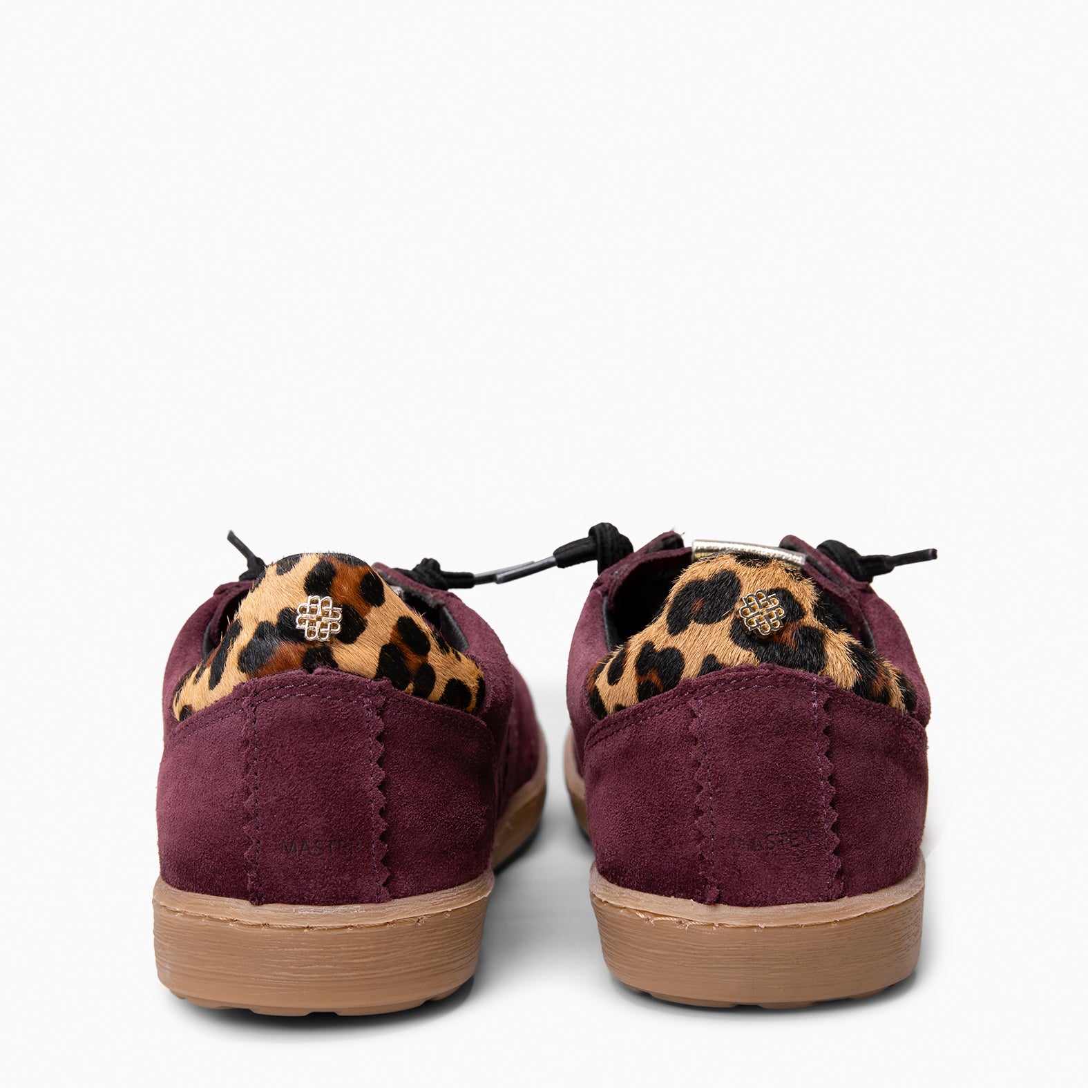 STÜDIO 01 - BURGUNDY Suede sneakers