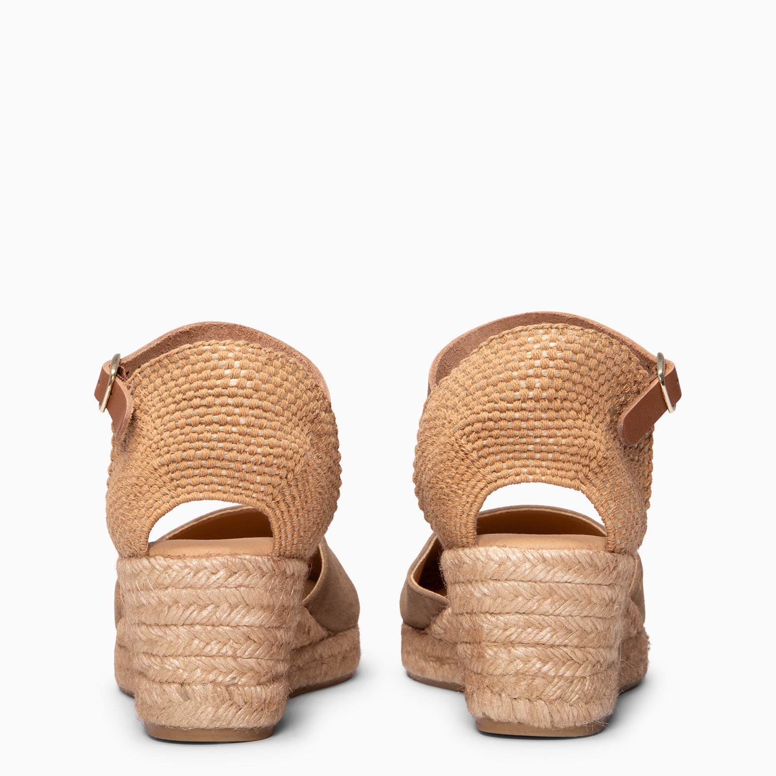 ALTEA - Cuñas de esparto bajas TAUPE