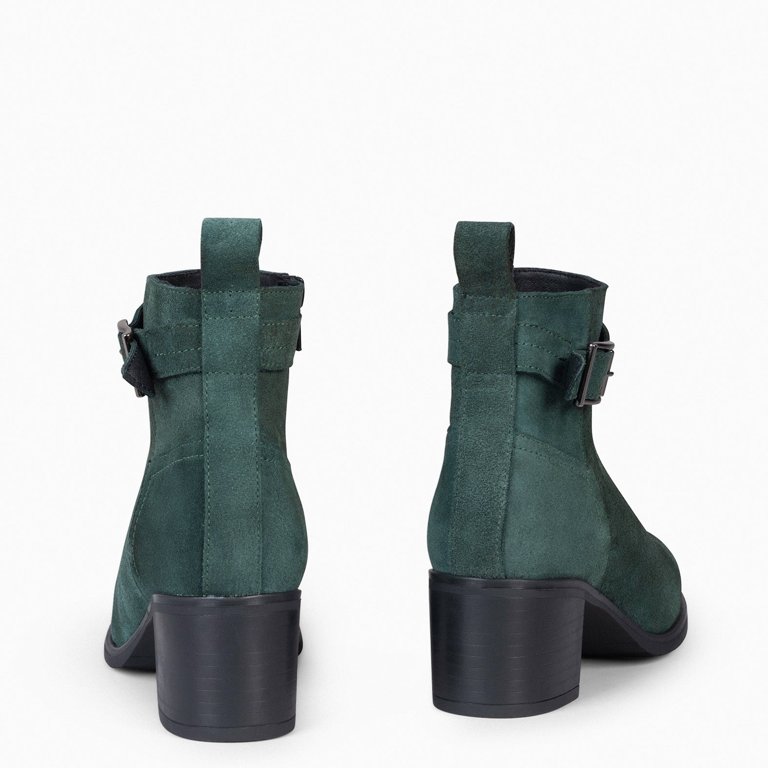 SEATTLE - Botines serraje mujer en color VERDE