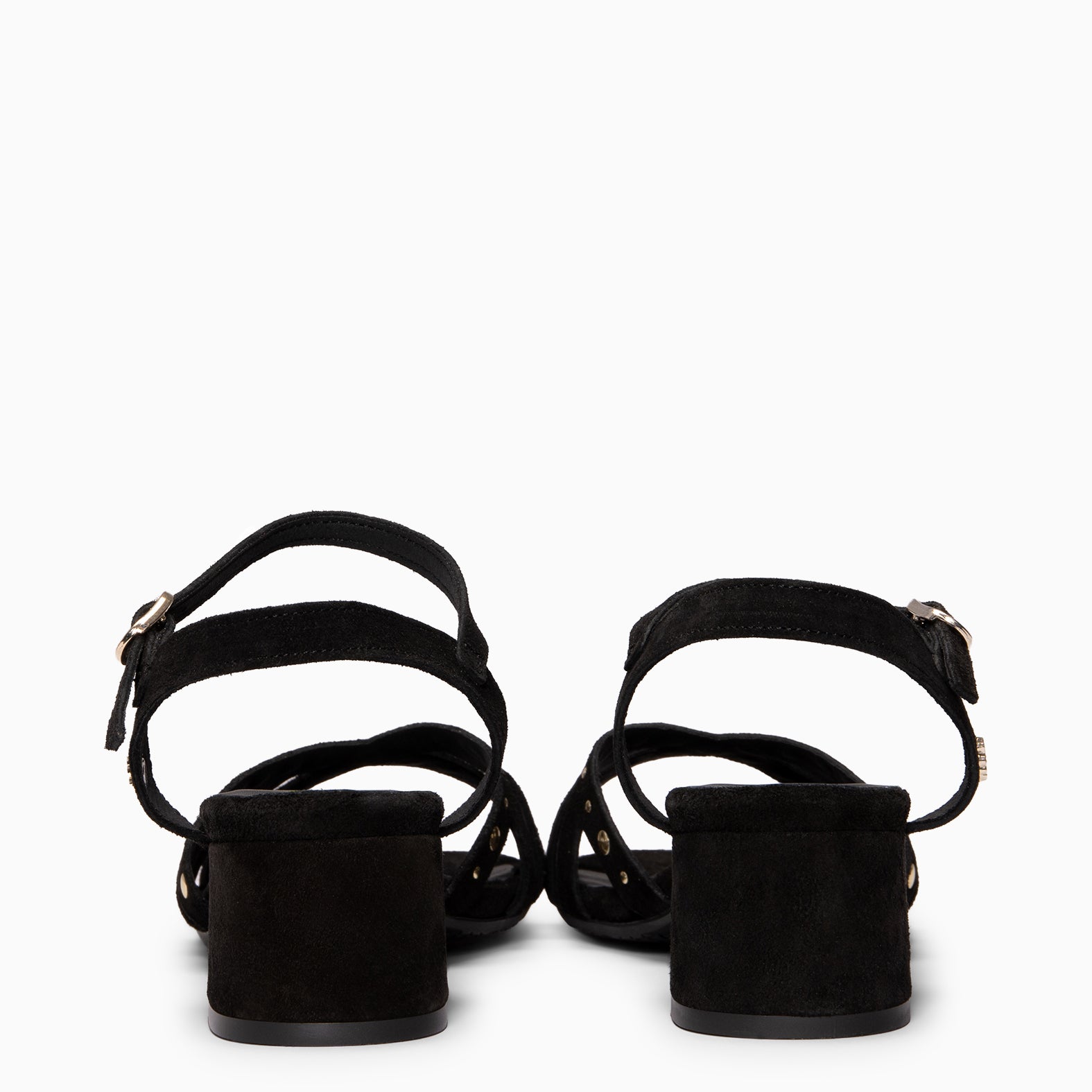 DAISY - Sandalias de tacón medio NEGRO