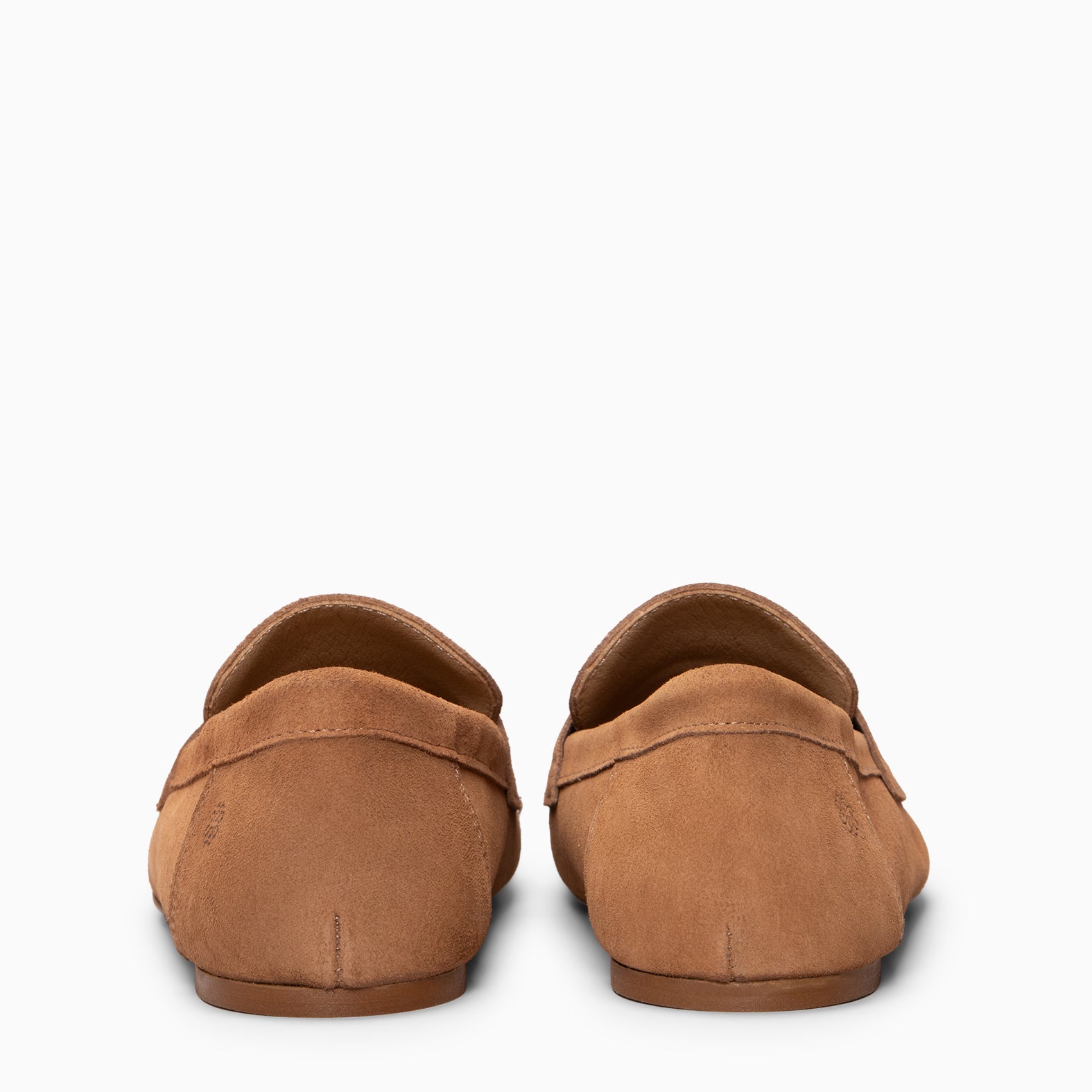 TIERRA - Mocasines de ante Baresoft CUERO