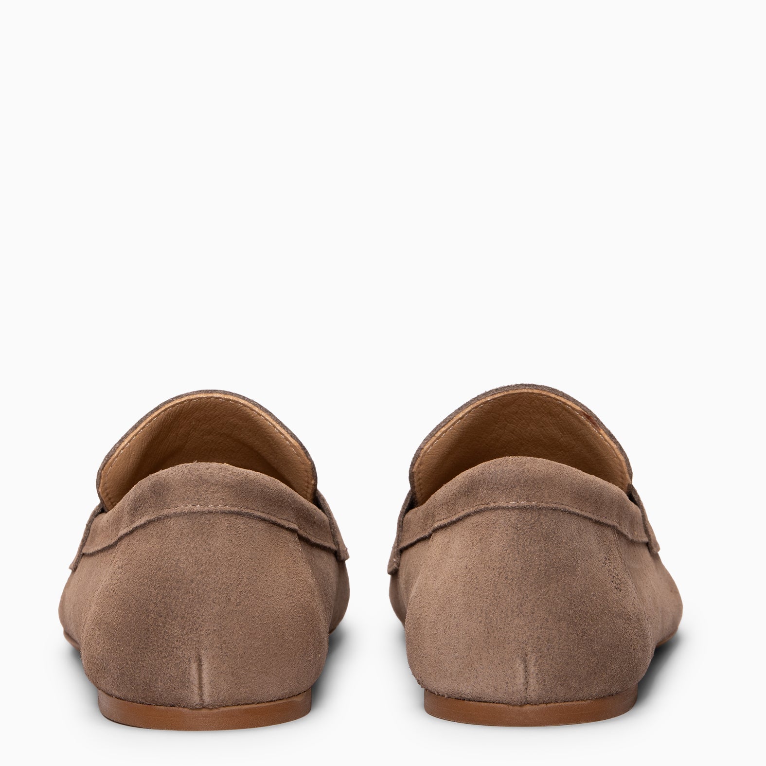 TIERRA – Mocassins Baresoft em ante TAUPE