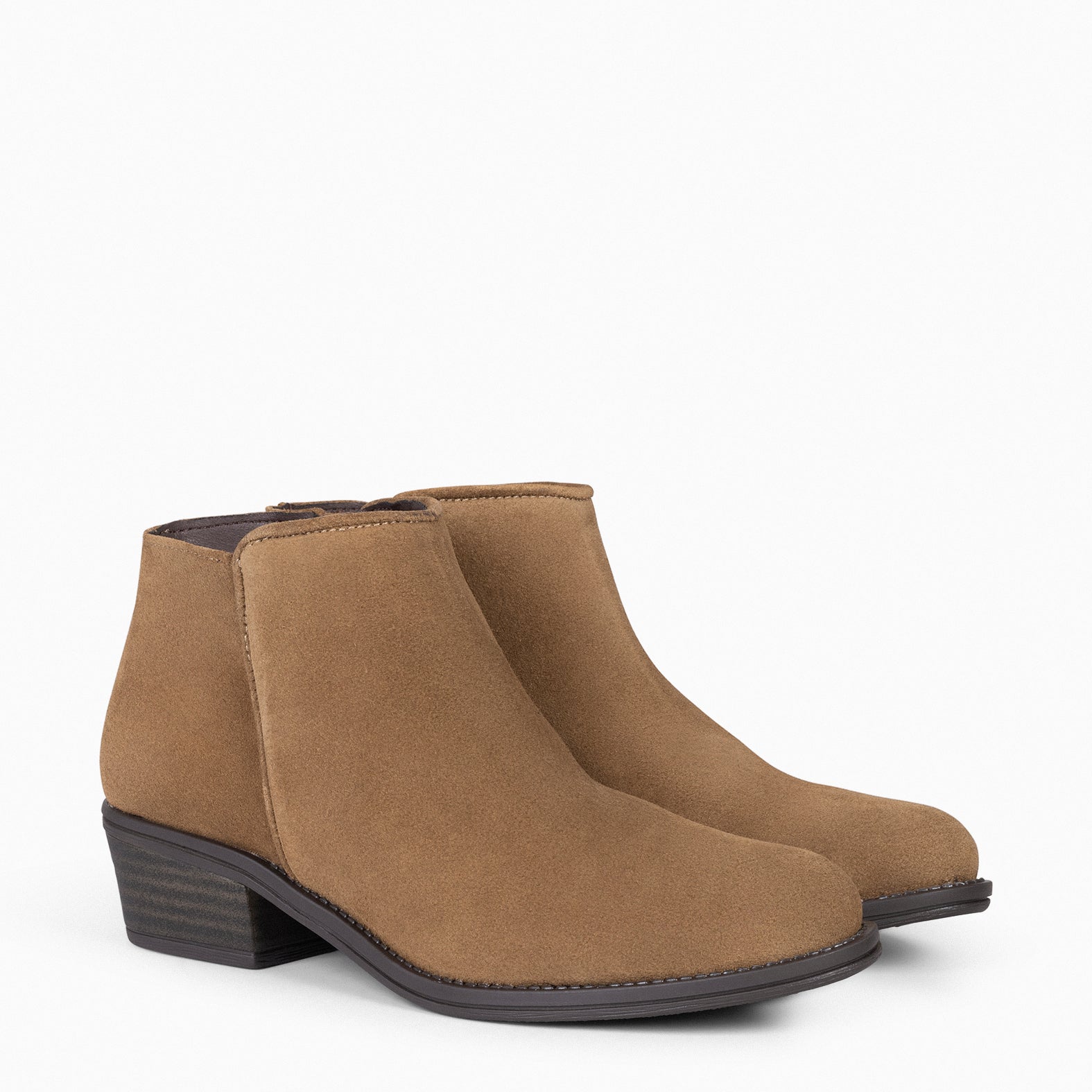 BALTIMOR - CAMEL water-repellent booties