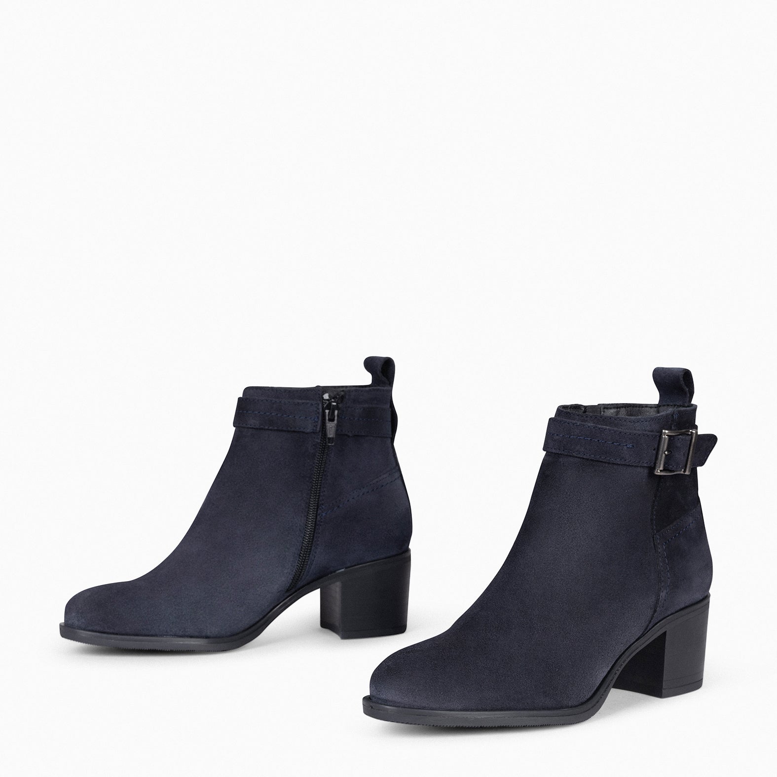 SEATTLE - Botines serraje mujer en color MARINO