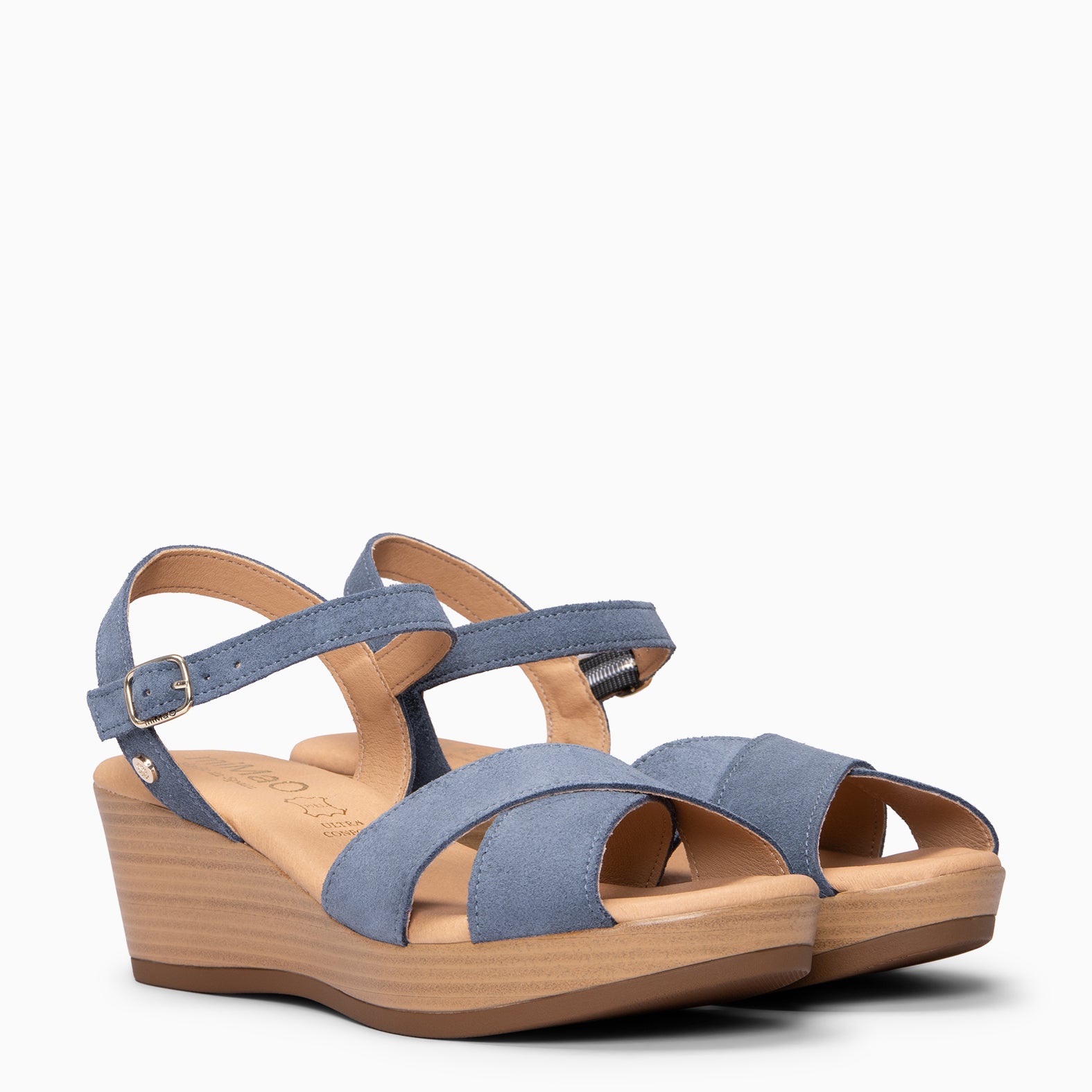 MAR - Cuñas Ligeras de tiras cruzadas JEANS