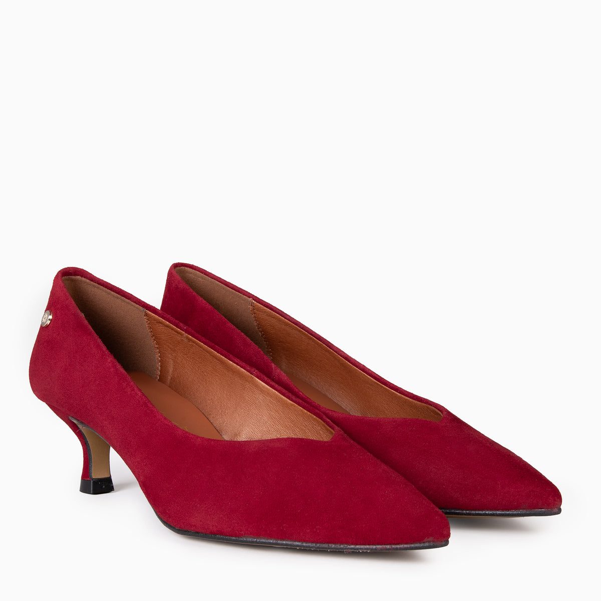 ESTHER - Tacón chupete de mujer ROJO