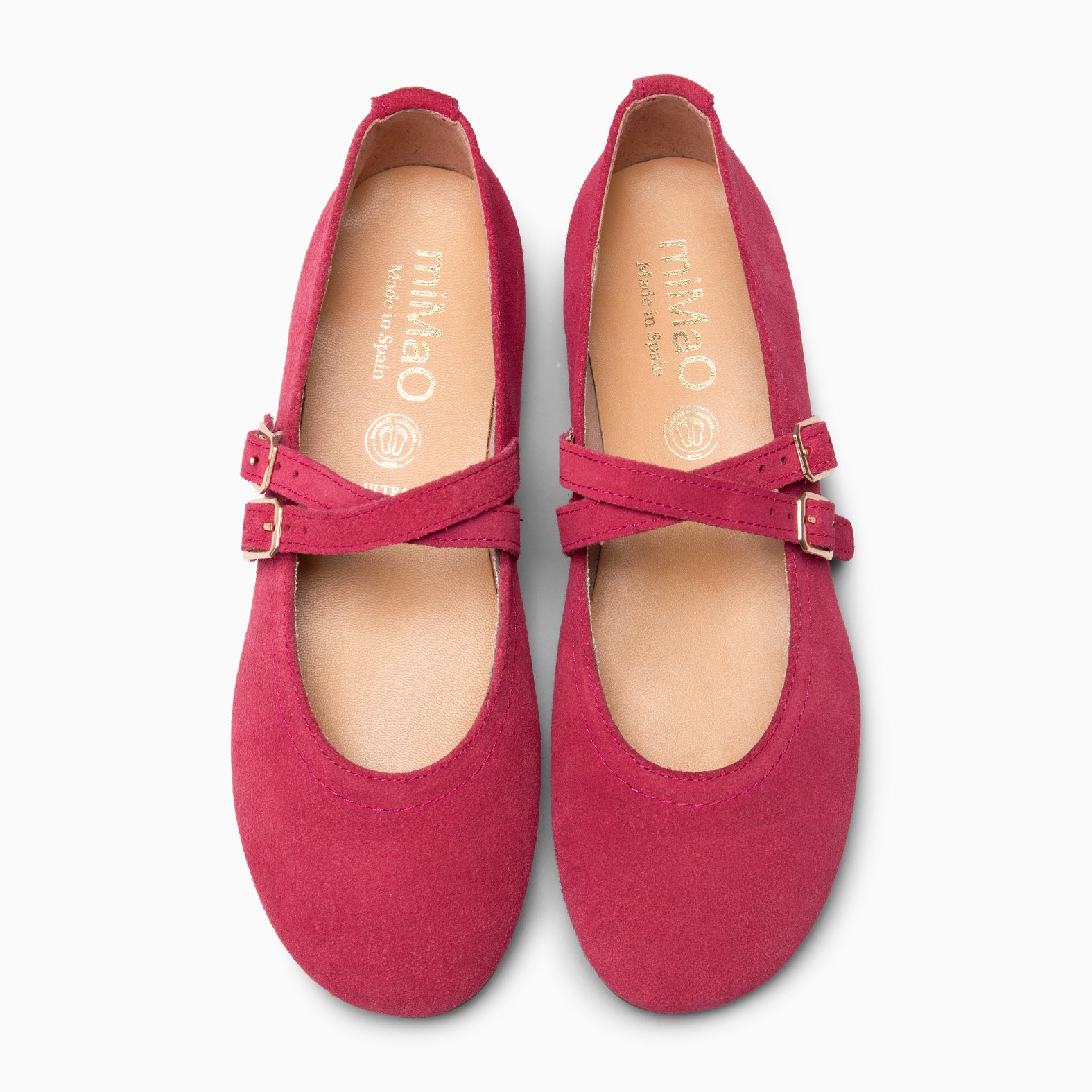 AMAPOLA - FUCHIA FLAT BALLERINA BARESOFT