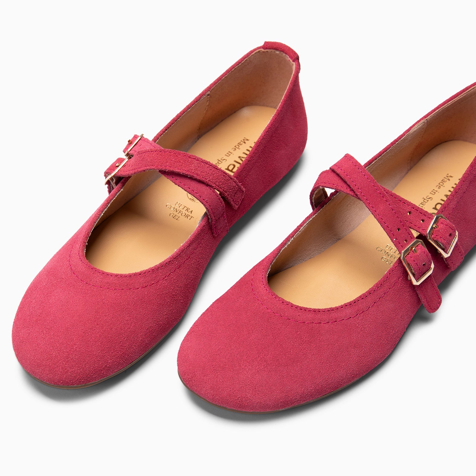 AMAPOLA - FUCHIA FLAT BALLERINA BARESOFT