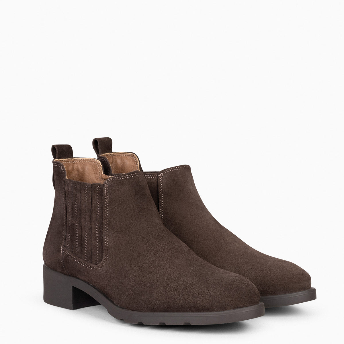 OHIO - Botines Bajos para mujer en color MARRON