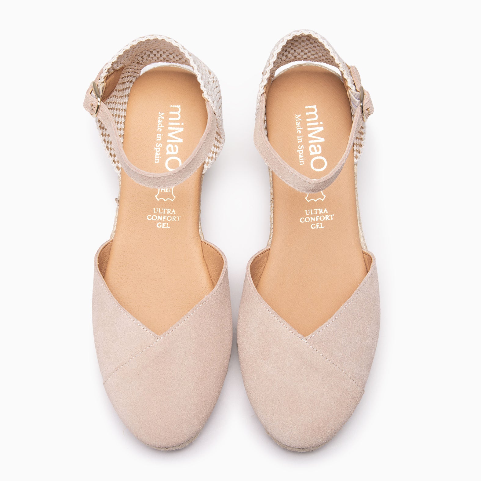 ICA - Cuñas de esparto bajas ROSA CLARO