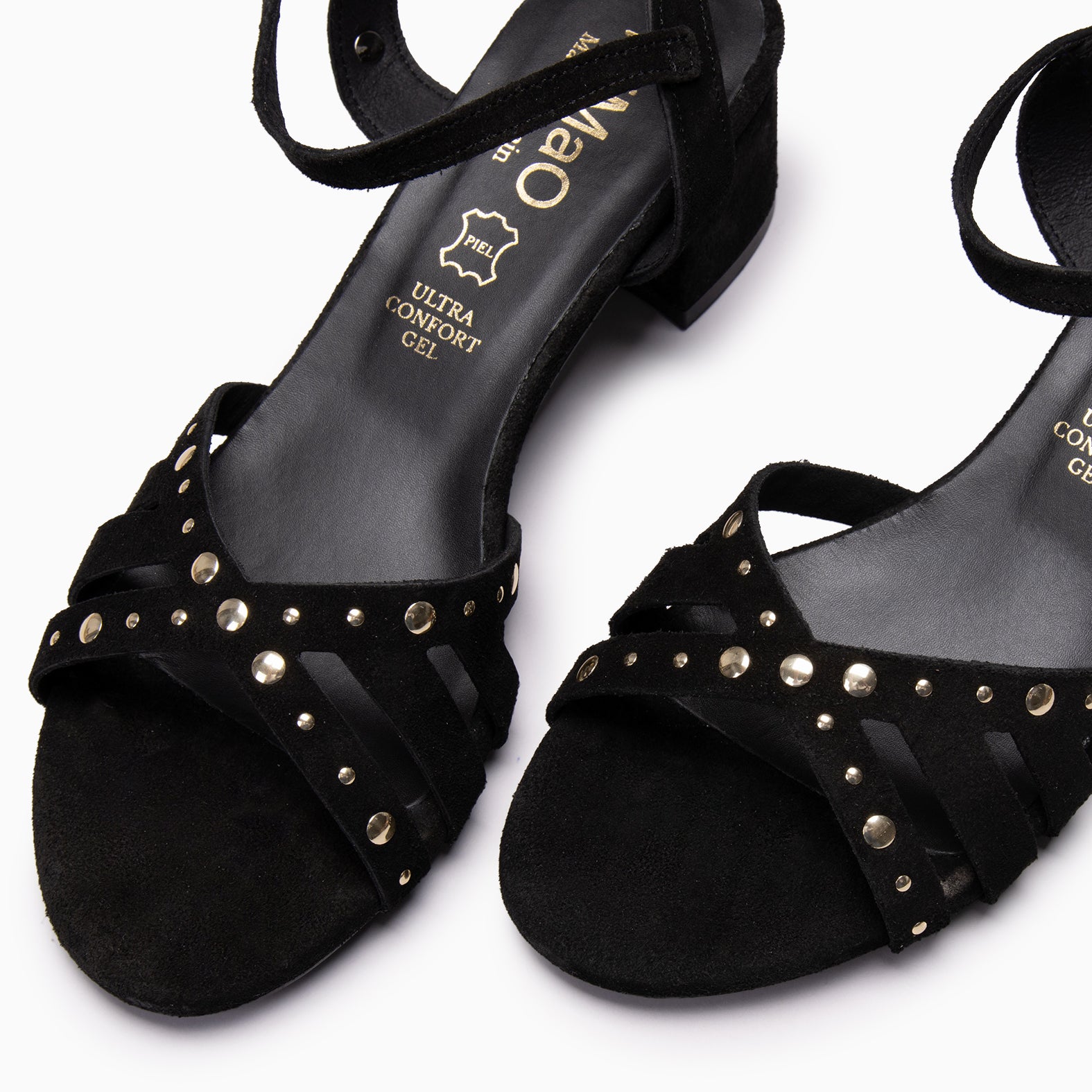 DAISY - Sandalias de tacón medio NEGRO