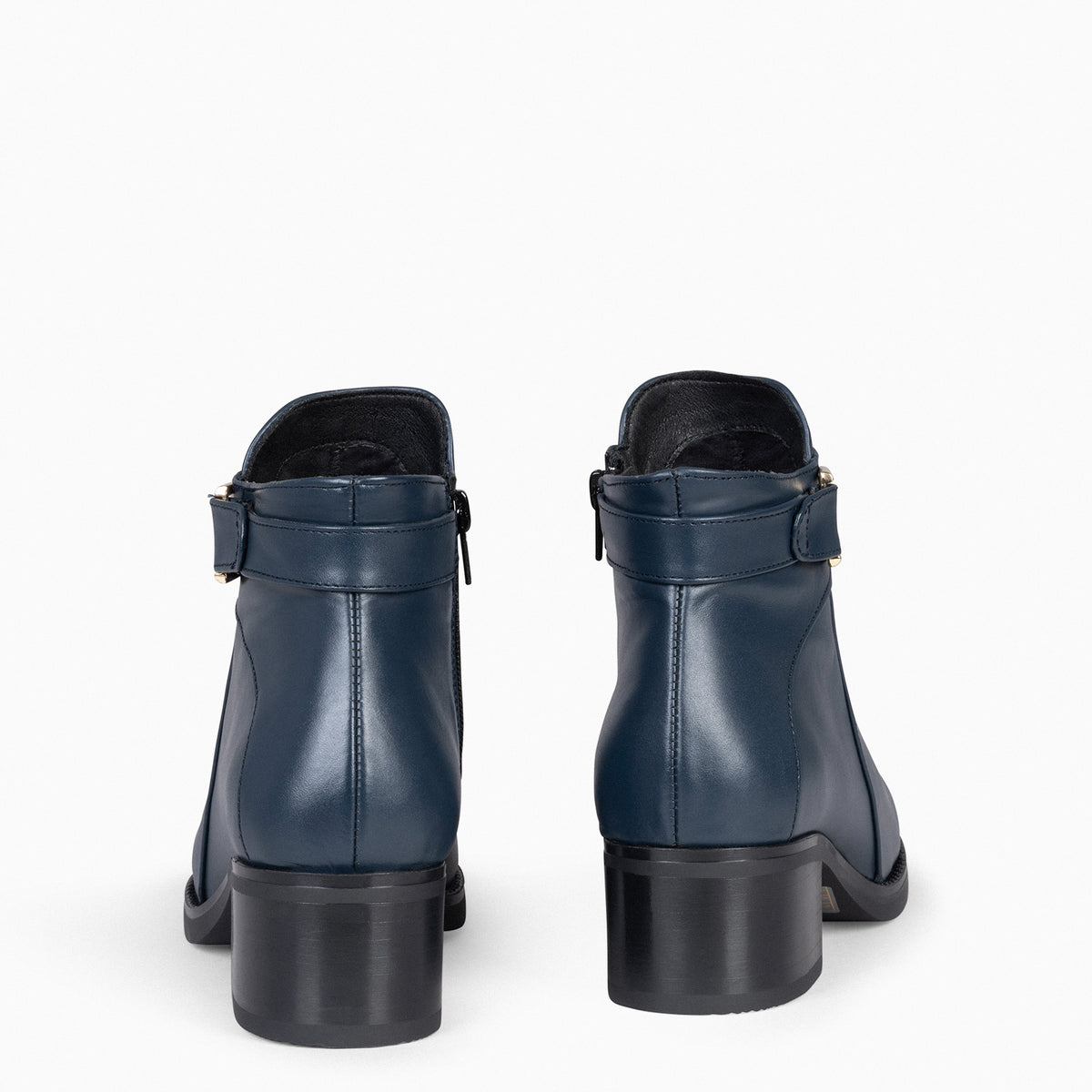 CARDIFF - Botines piel para mujer AZUL