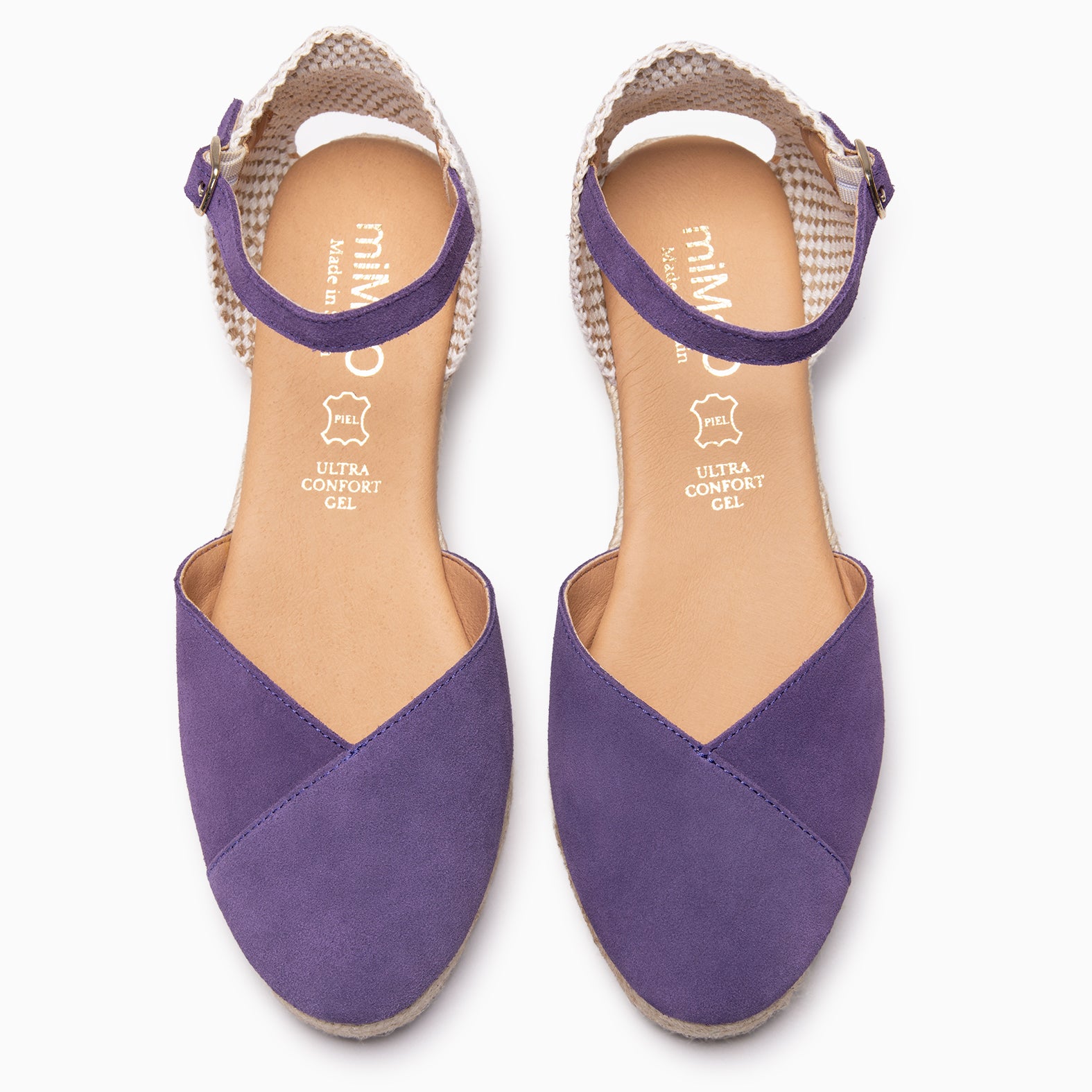 ICA - Espadrilles à petit talon VIOLET