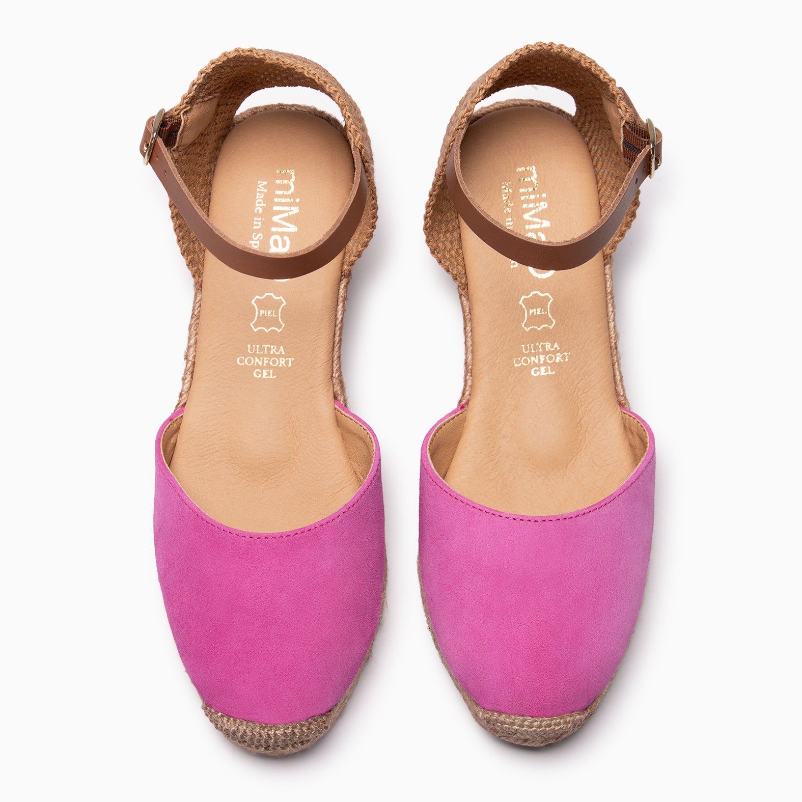 ALTEA - Cuñas de esparto bajas FUCSIA