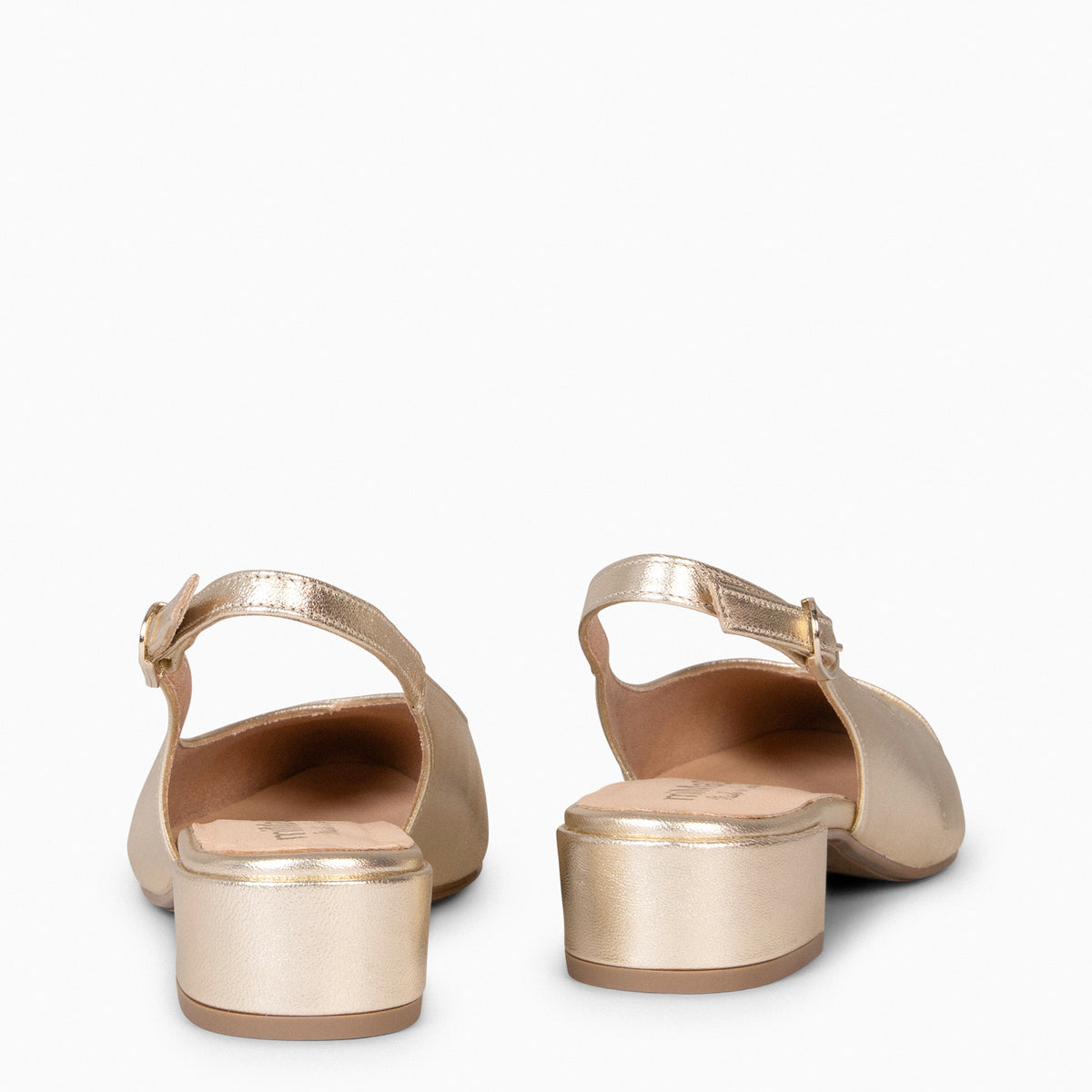 MARTINA - GOLD SLING-BACK