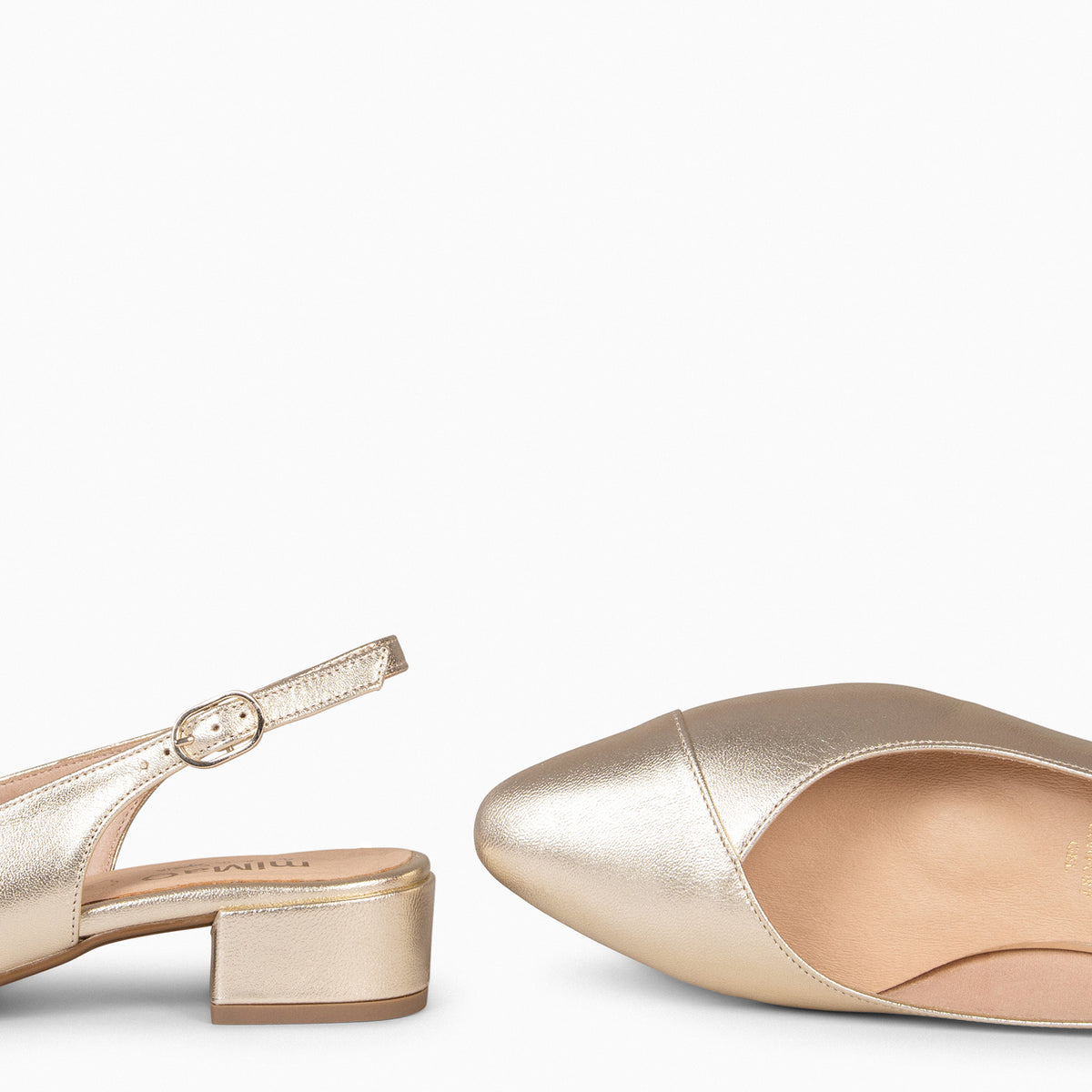 MARTINA - GOLD SLING-BACK