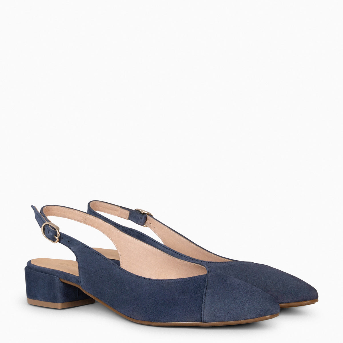 MARTINA - NAVY SLING-BACK