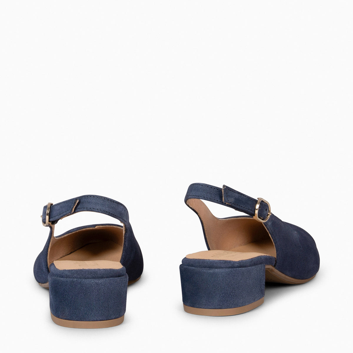 MARTINA - NAVY SLING-BACK