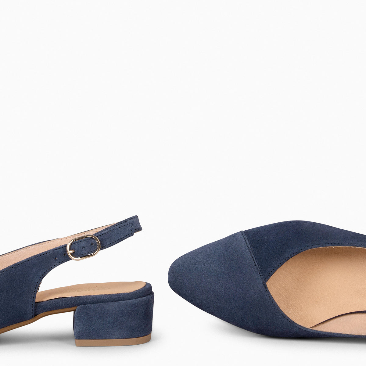 MARTINA - NAVY SLING-BACK