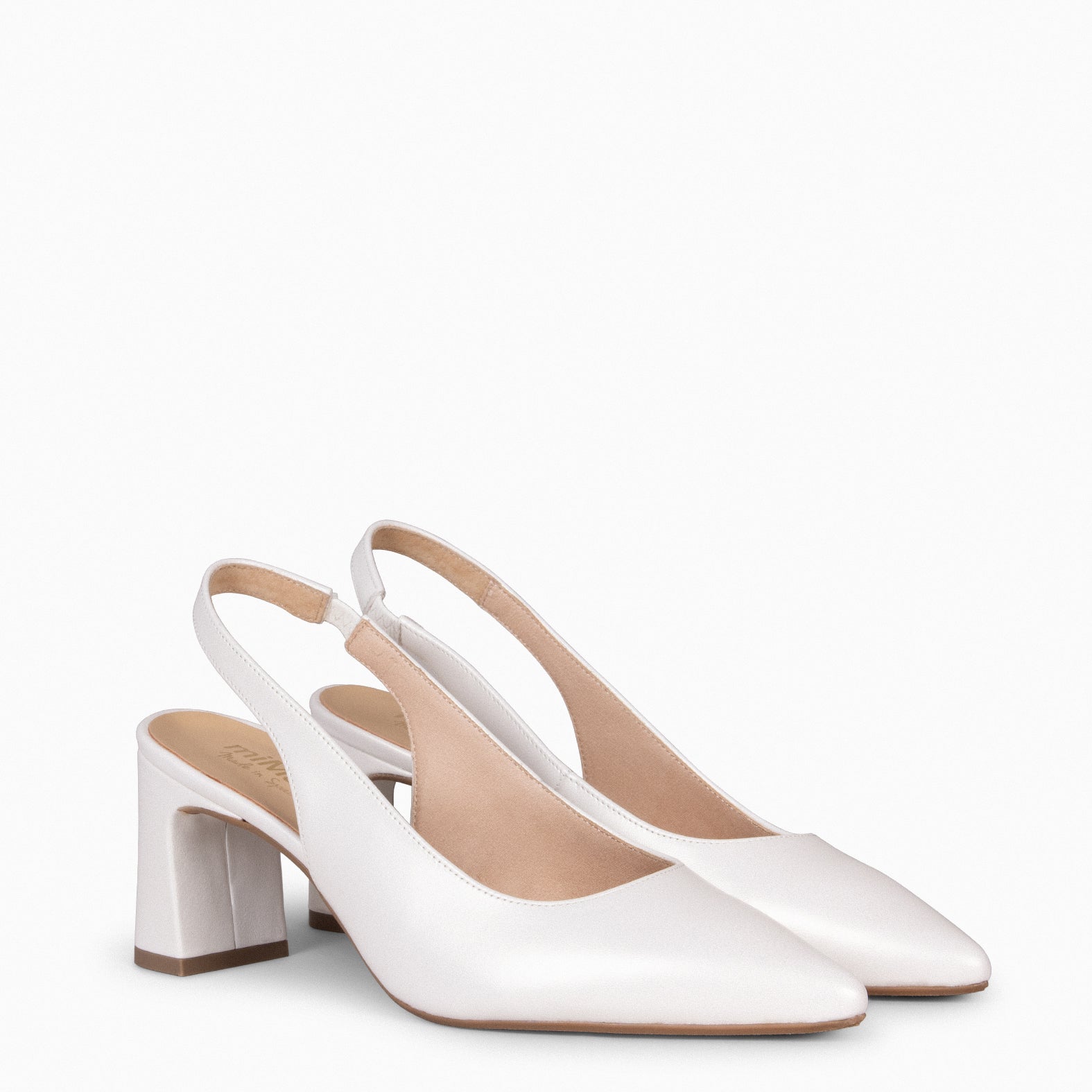 MIRIAM - PEARL BRIDE SLING-BACK SHOE