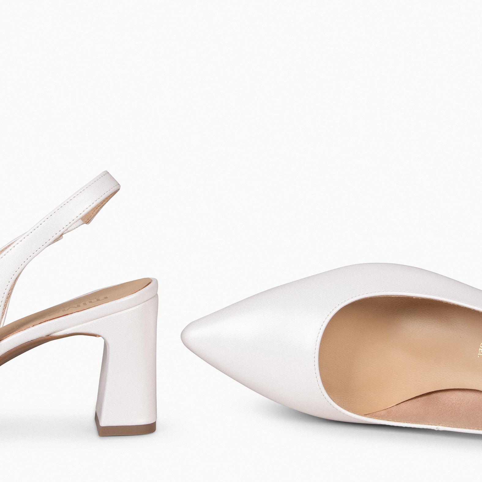 MIRIAM - Zapato destalonado NACAR